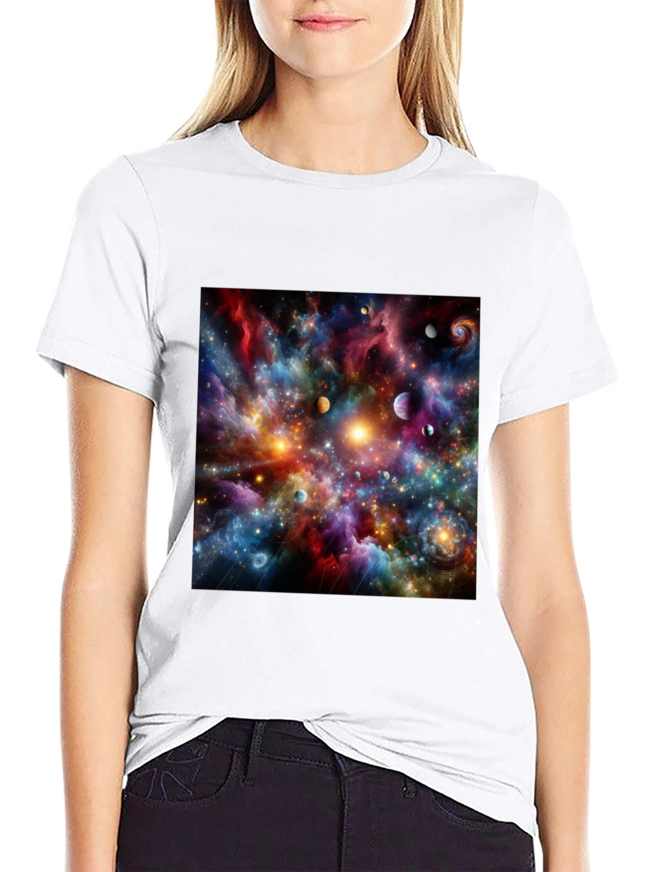 Cosmic Nebula Graphic T-Shirt