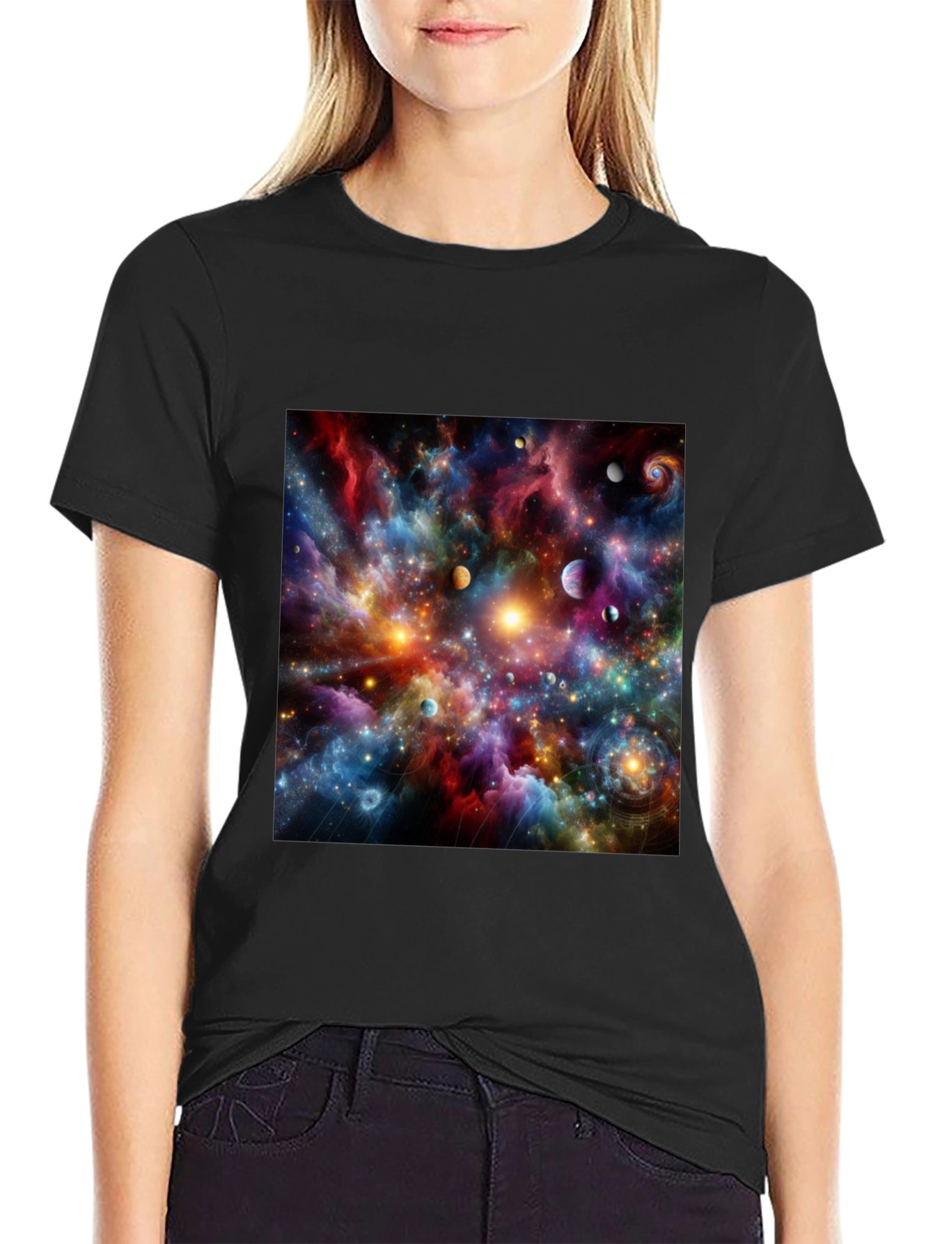 Cosmic Nebula Graphic T-Shirt