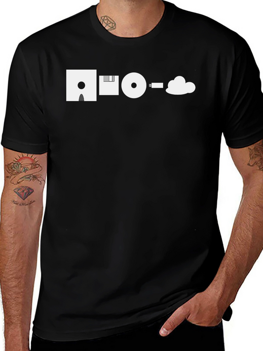 Evolution of Storage Black T-Shirt