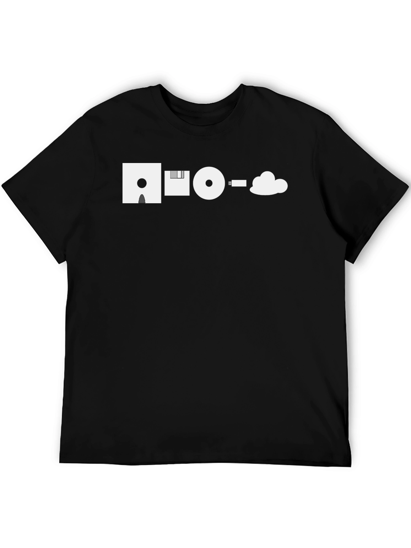 Evolution of Storage Black T-Shirt