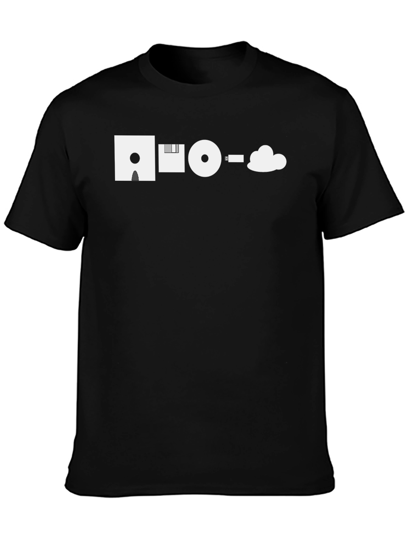 Evolution of Storage Black T-Shirt
