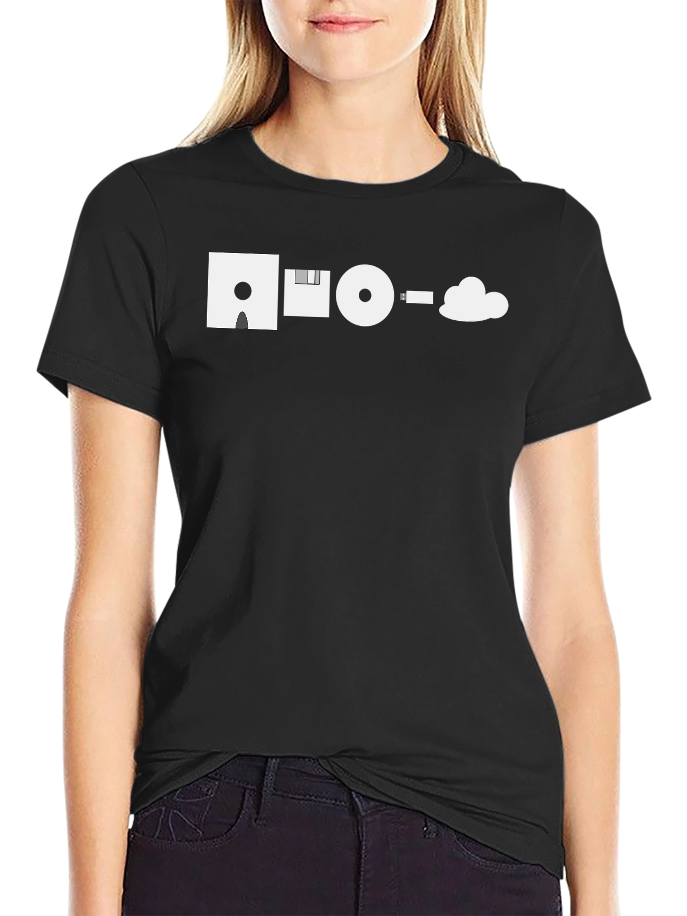 Evolution of Storage Black T-Shirt