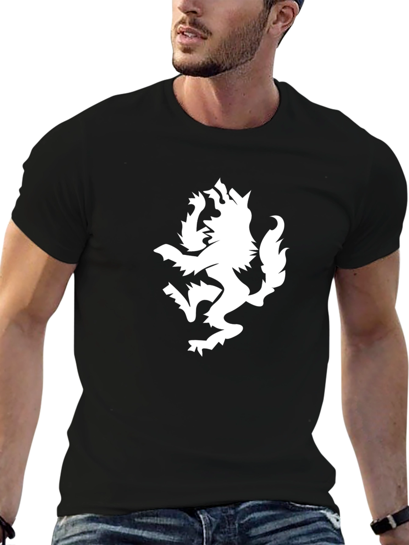 Lion Rampant Graphic Tee - Black T-Shirt