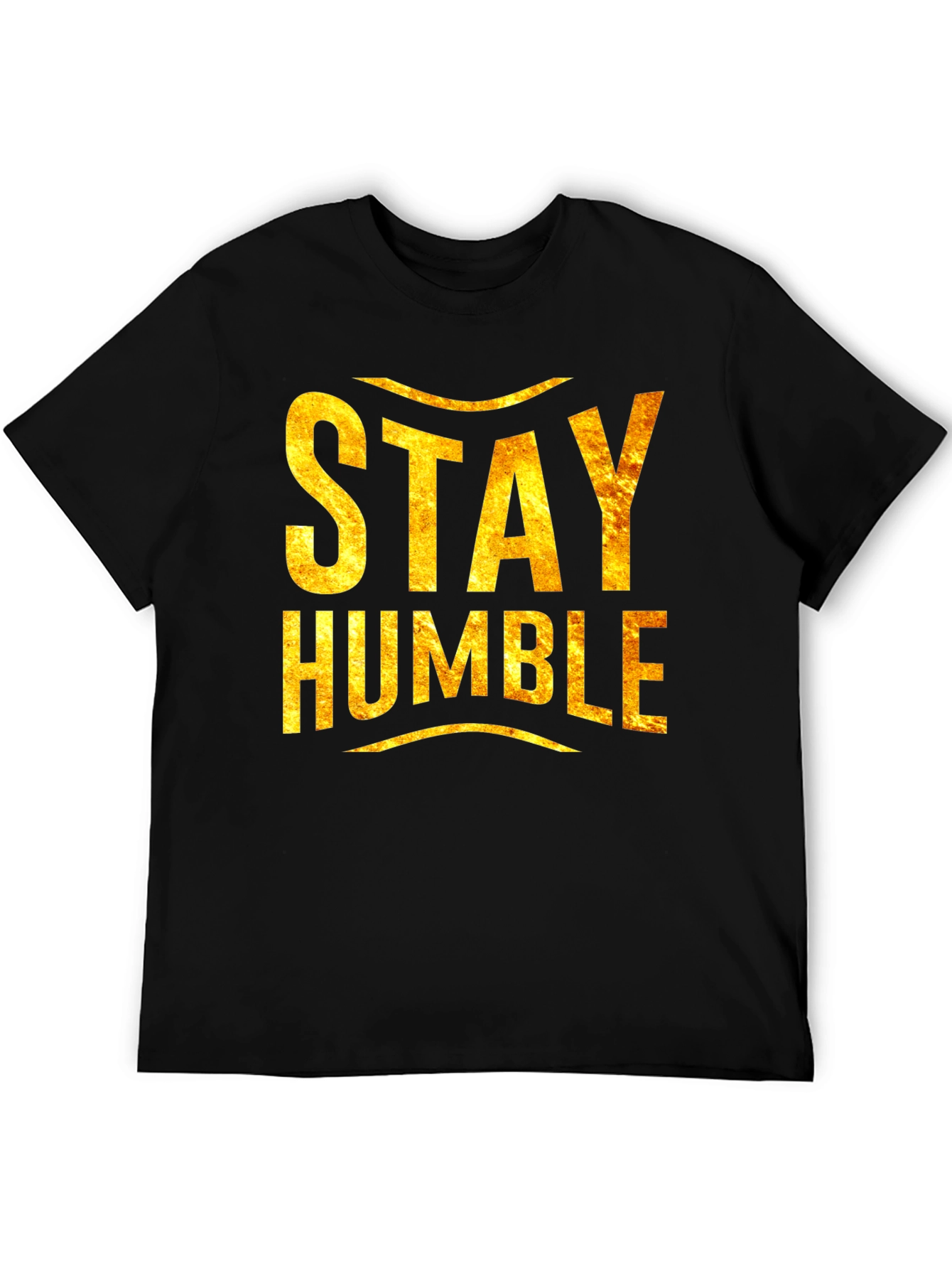 Stay Humble Graphic Tee - Soft Black T-Shirt