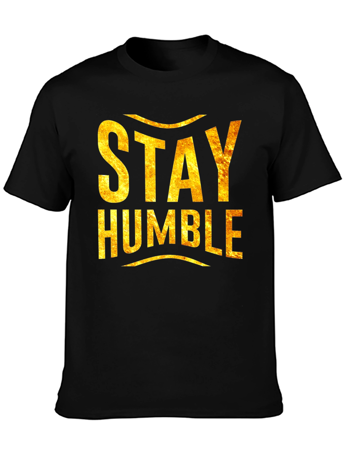 Stay Humble Graphic Tee - Soft Black T-Shirt