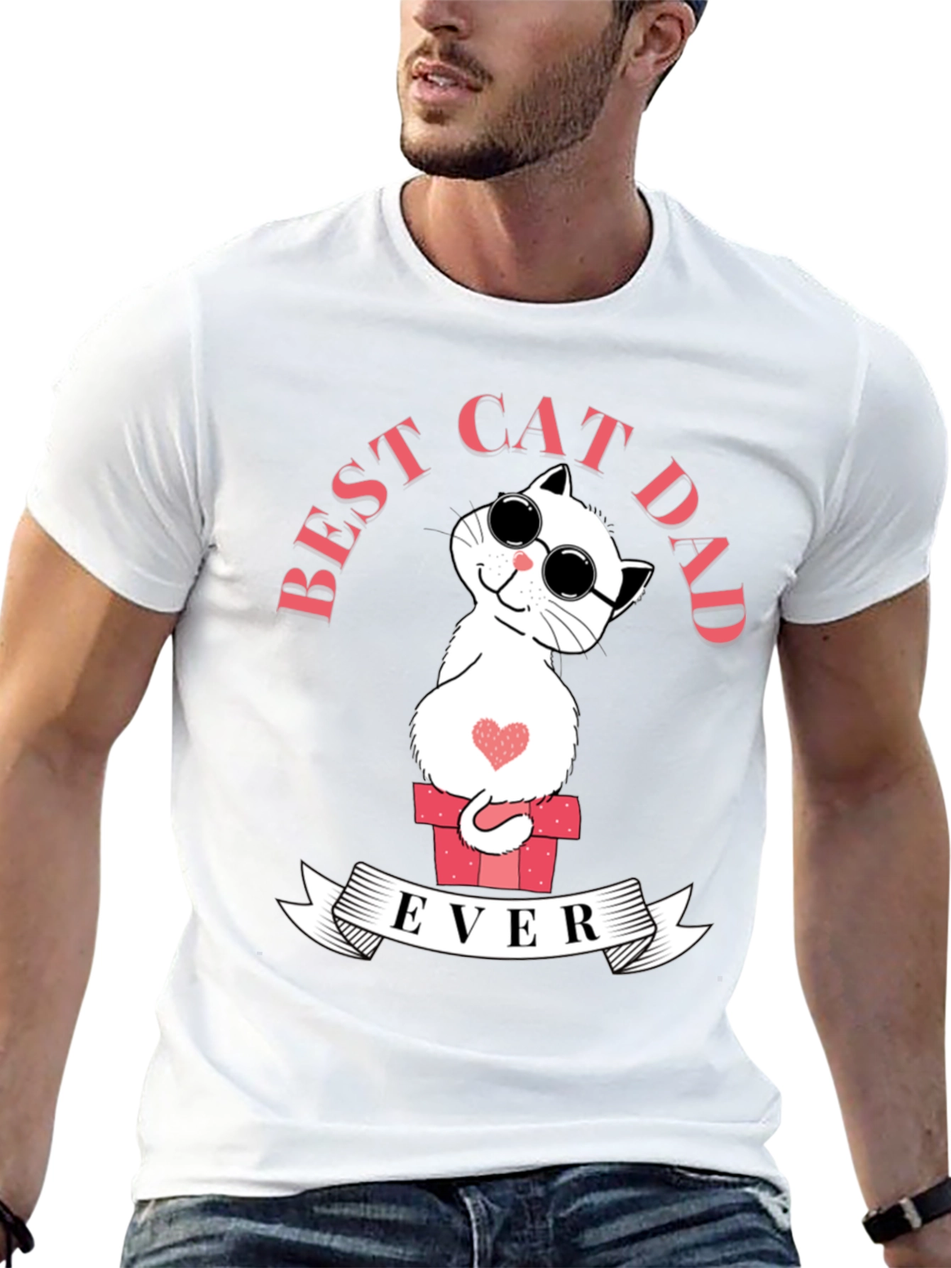 Best Cat Dad Ever T-Shirt