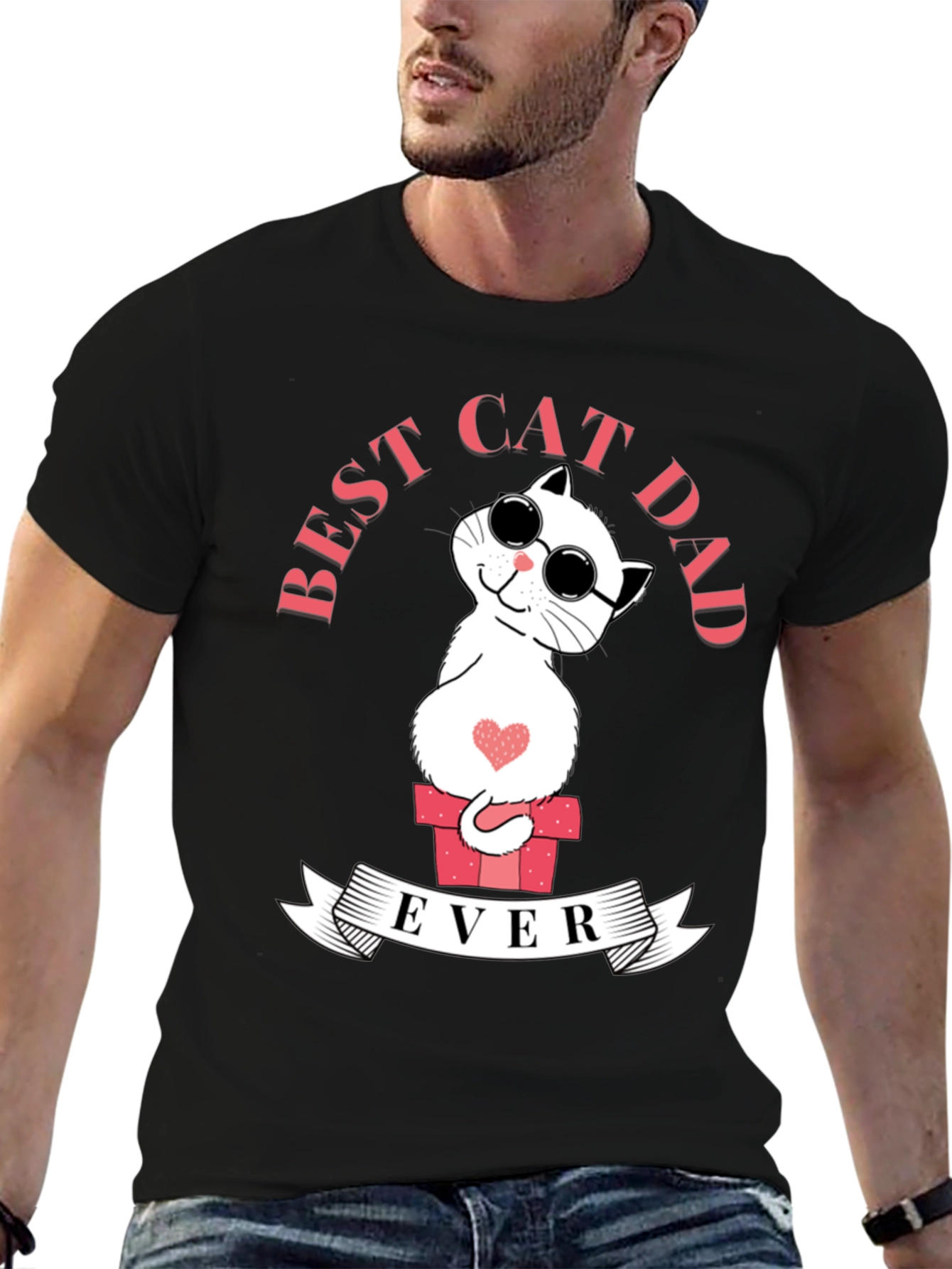 Best Cat Dad Ever T-Shirt