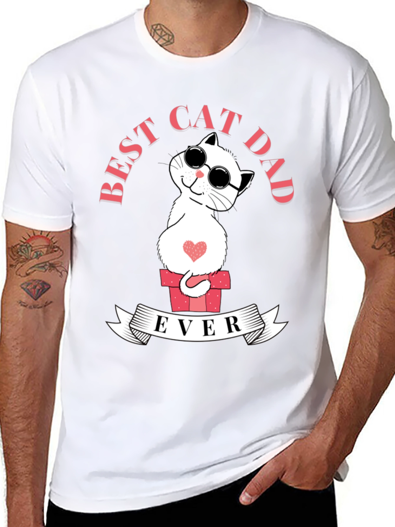 Best Cat Dad Ever T-Shirt