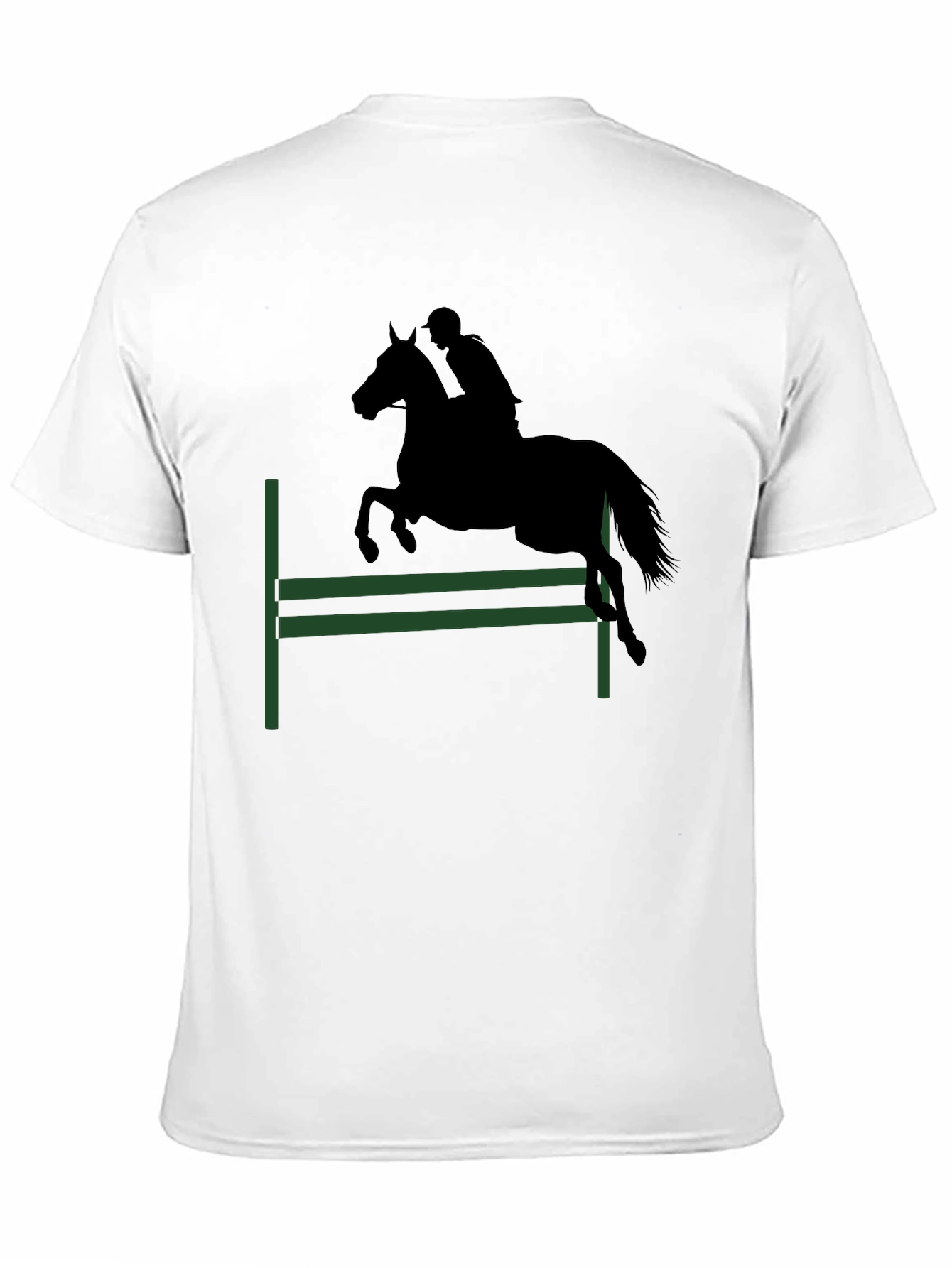 Equestrian T-Shirt: Horse Jumping Design