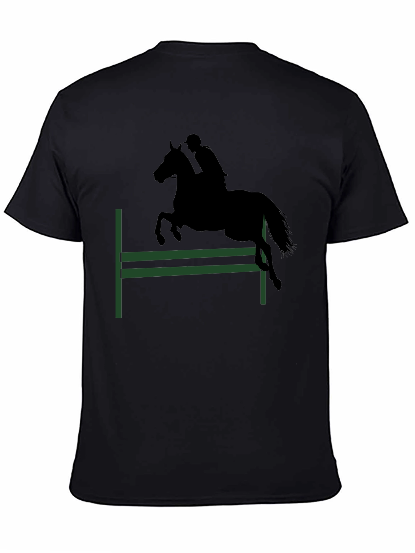Equestrian T-Shirt: Horse Jumping Design