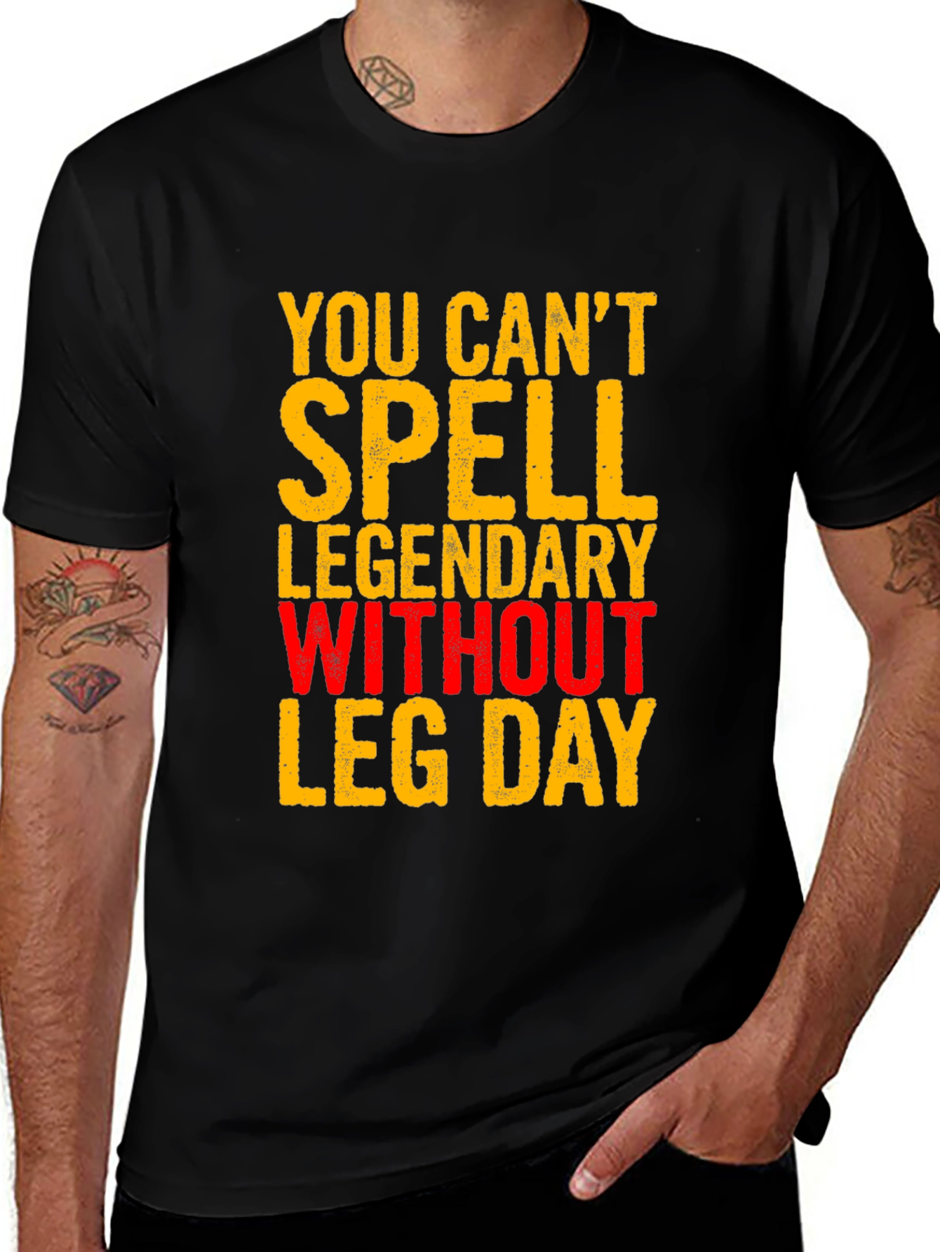 Leg Day Workout T-Shirt - Legendary Fitness Apparel
