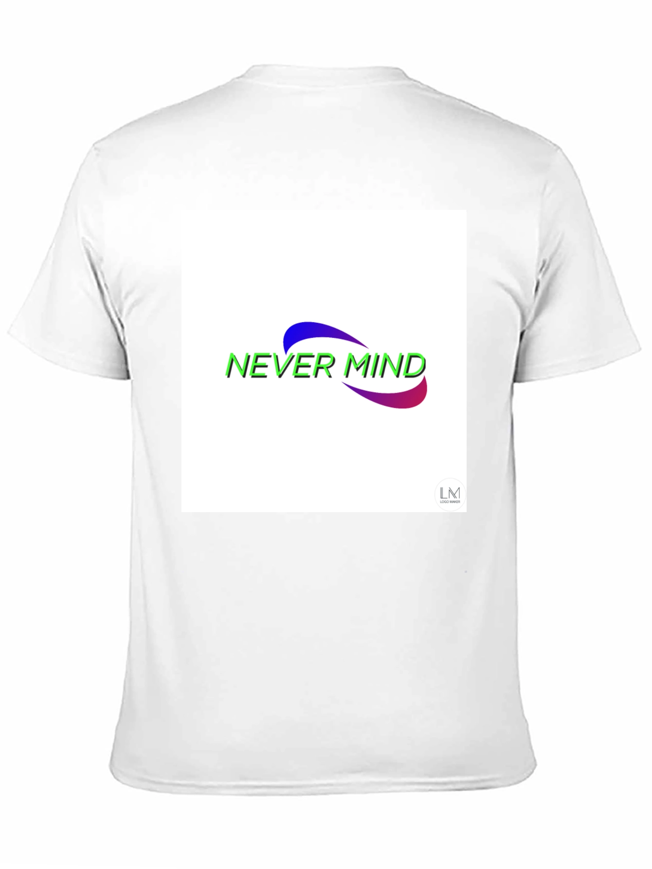 Never Mind Graphic Black T-Shirt