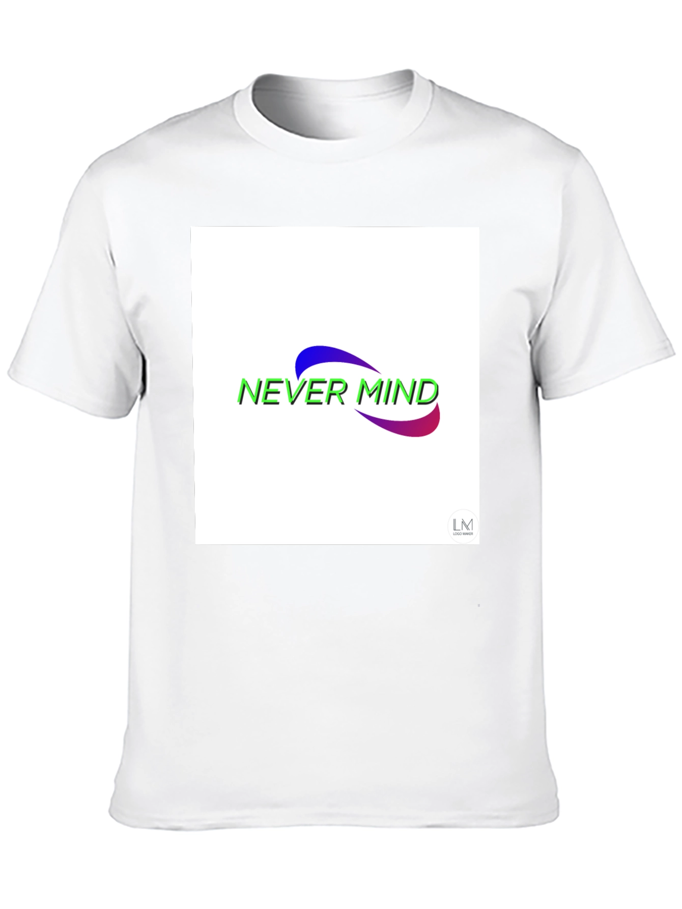 Never Mind Graphic Black T-Shirt