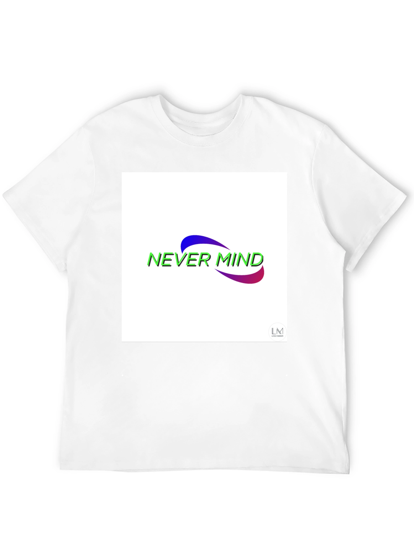 Never Mind Graphic Black T-Shirt