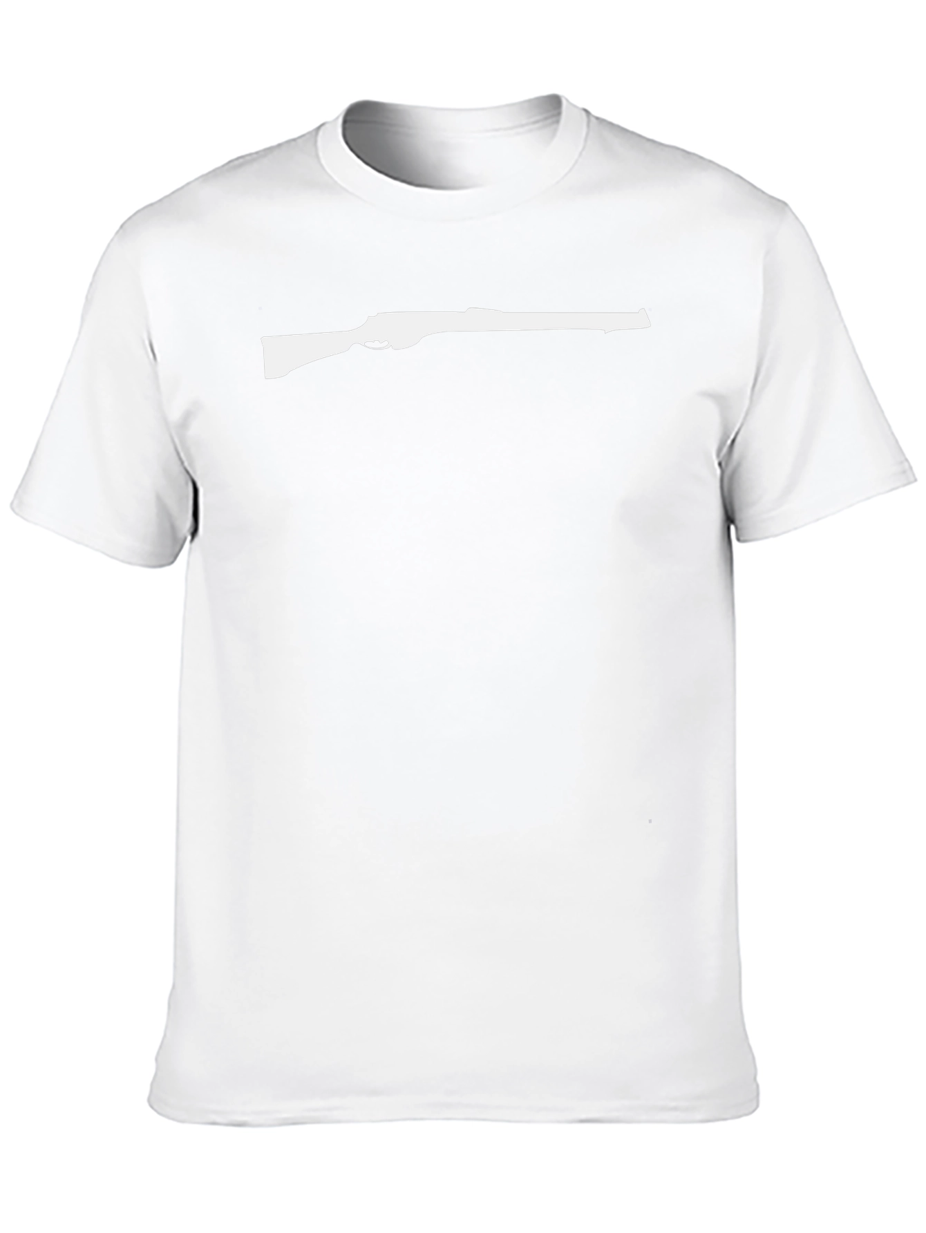 Rifle Graphic Tee - Classic Black Cotton T-Shirt
