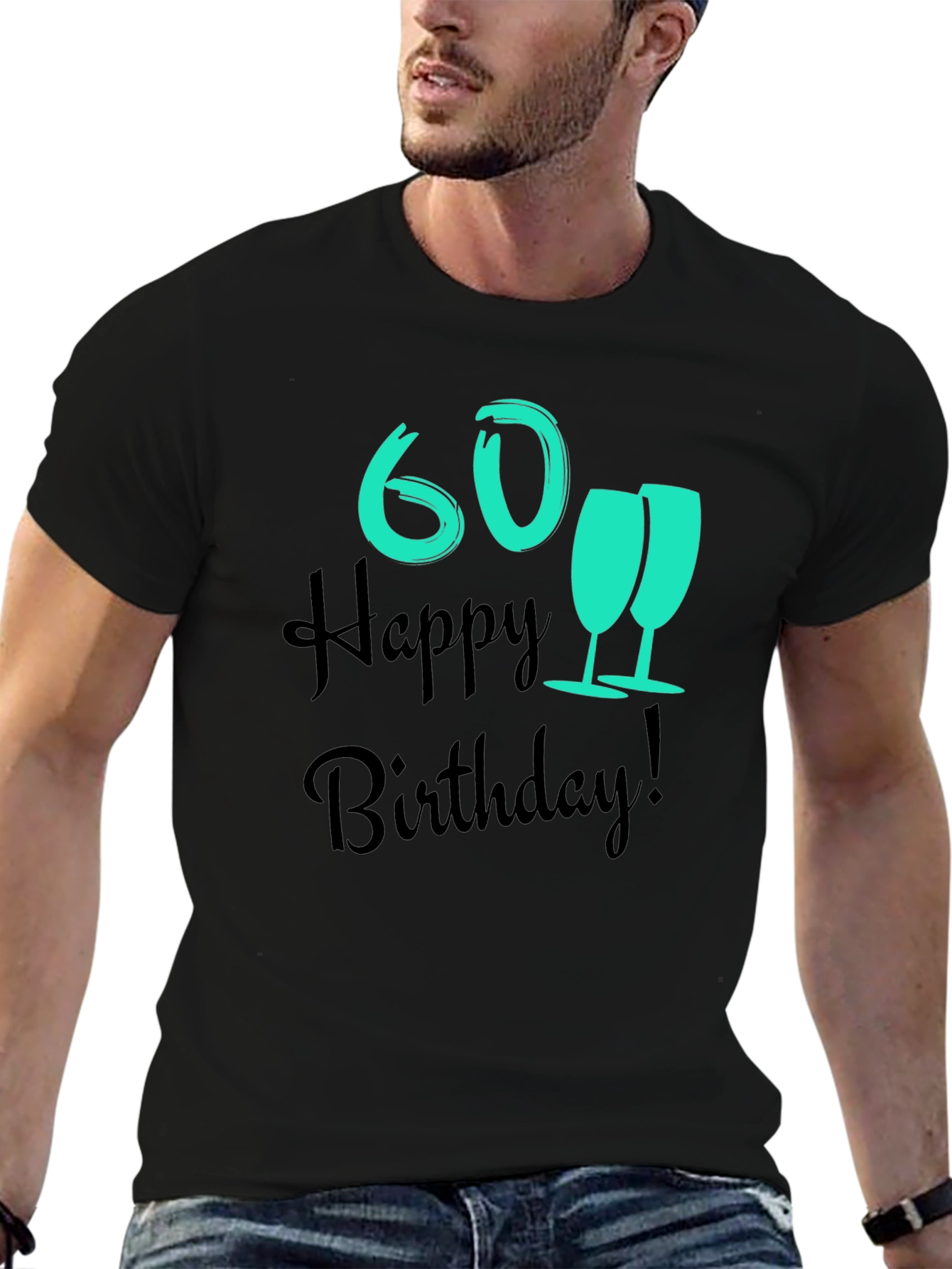 60th Birthday Celebration Black T-Shirt