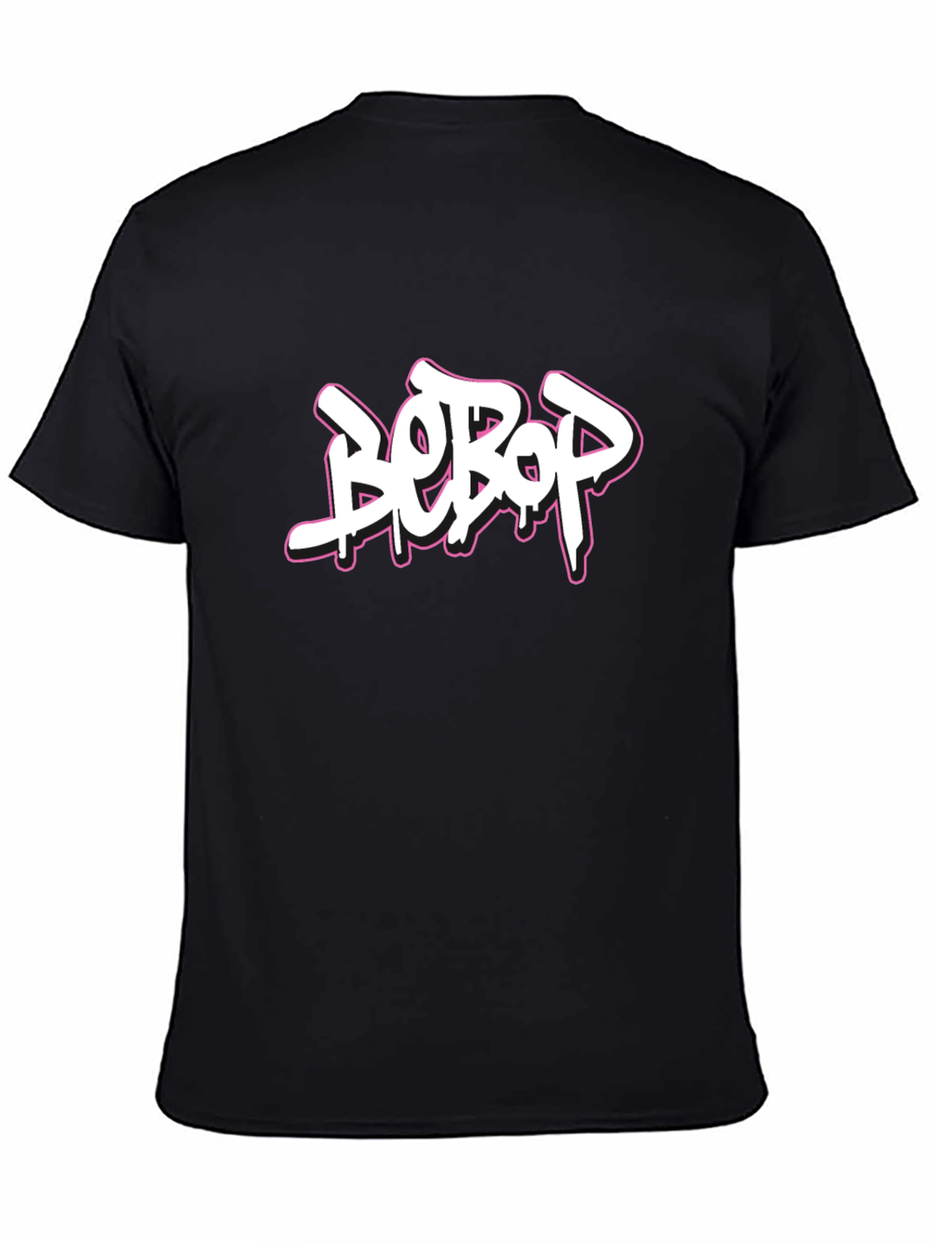 Bebop Graffiti Style Graphic Tee - Classic Black