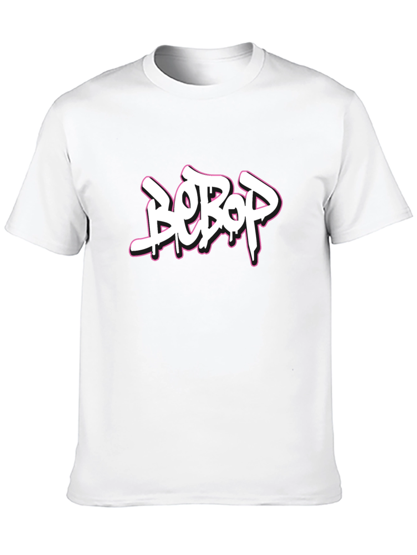 Bebop Graffiti Style Graphic Tee - Classic Black