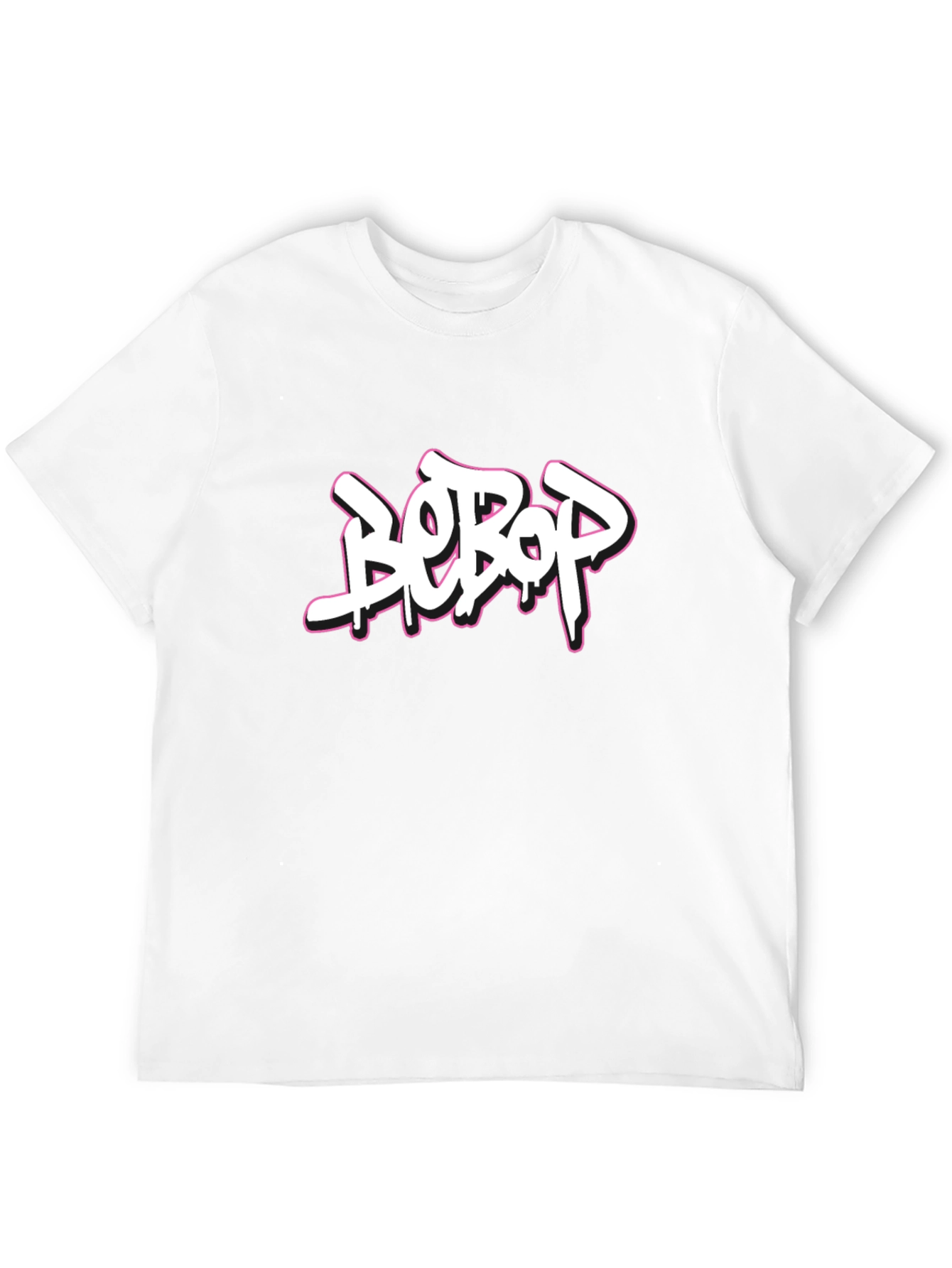 Bebop Graffiti Style Graphic Tee - Classic Black