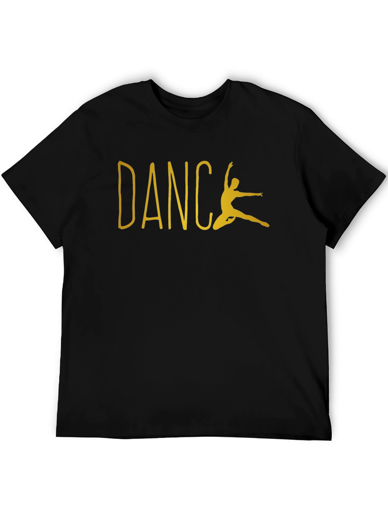 Dance Silhouette Graphic Tee - Black