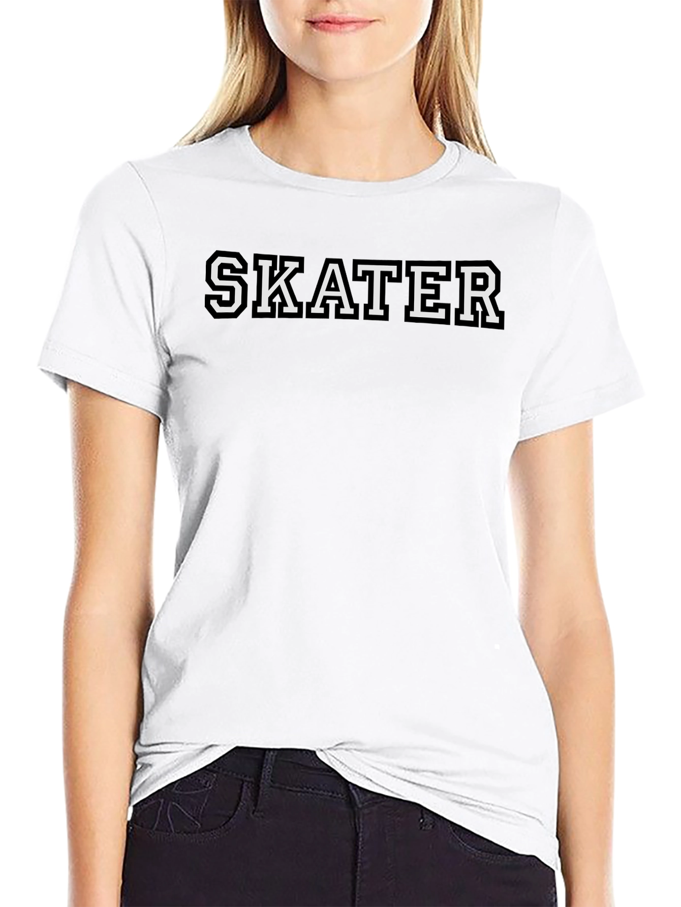 Skater Graphic Tee - Classic Black T-Shirt