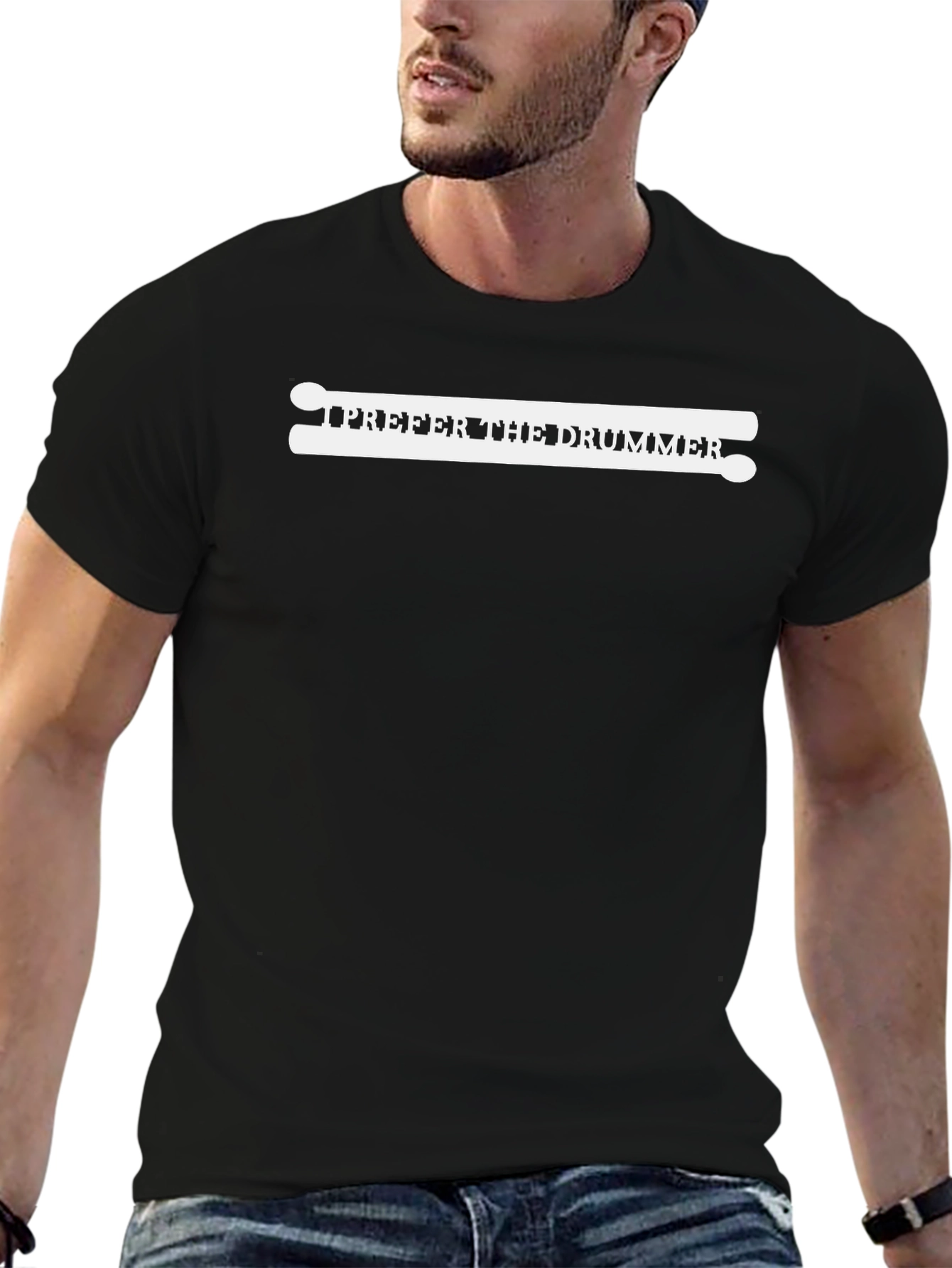 I Prefer the Drummer Graphic T-Shirt