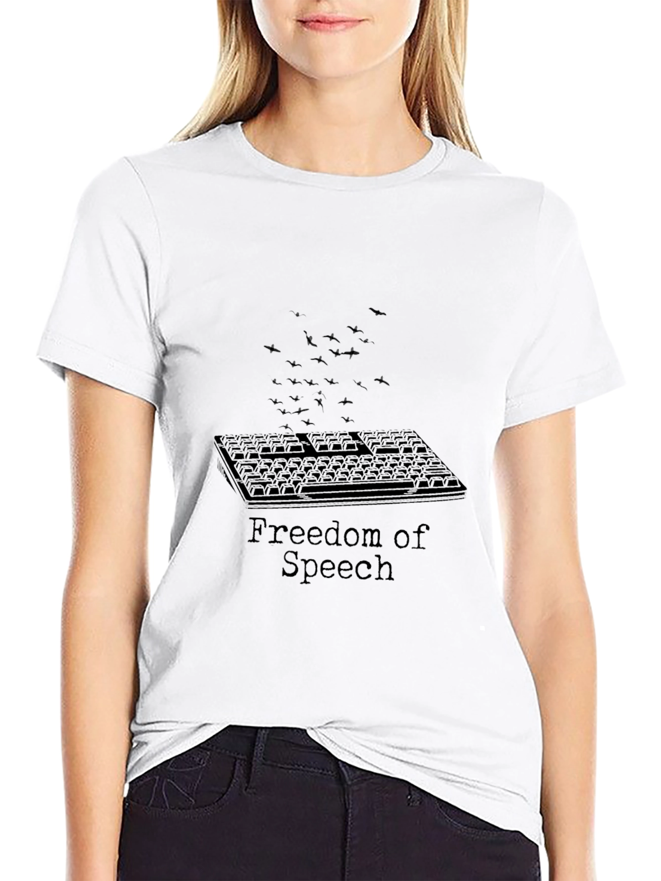 Freedom of Speech Keyboard T-Shirt