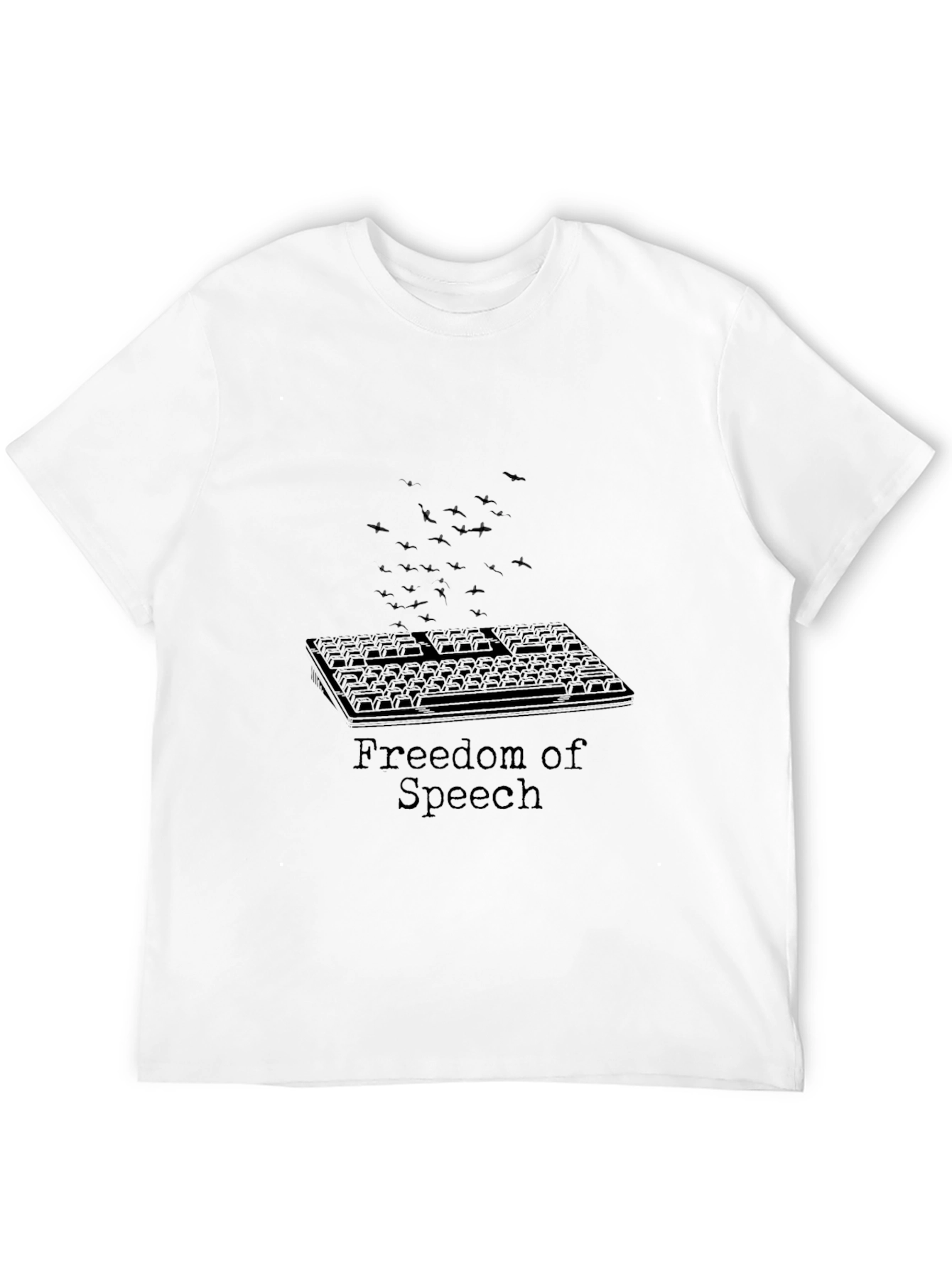 Freedom of Speech Keyboard T-Shirt
