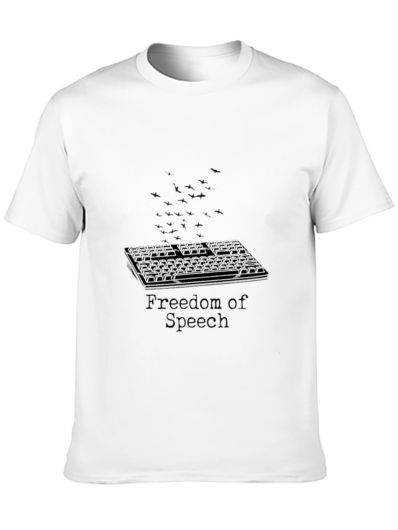 Freedom of Speech Keyboard T-Shirt