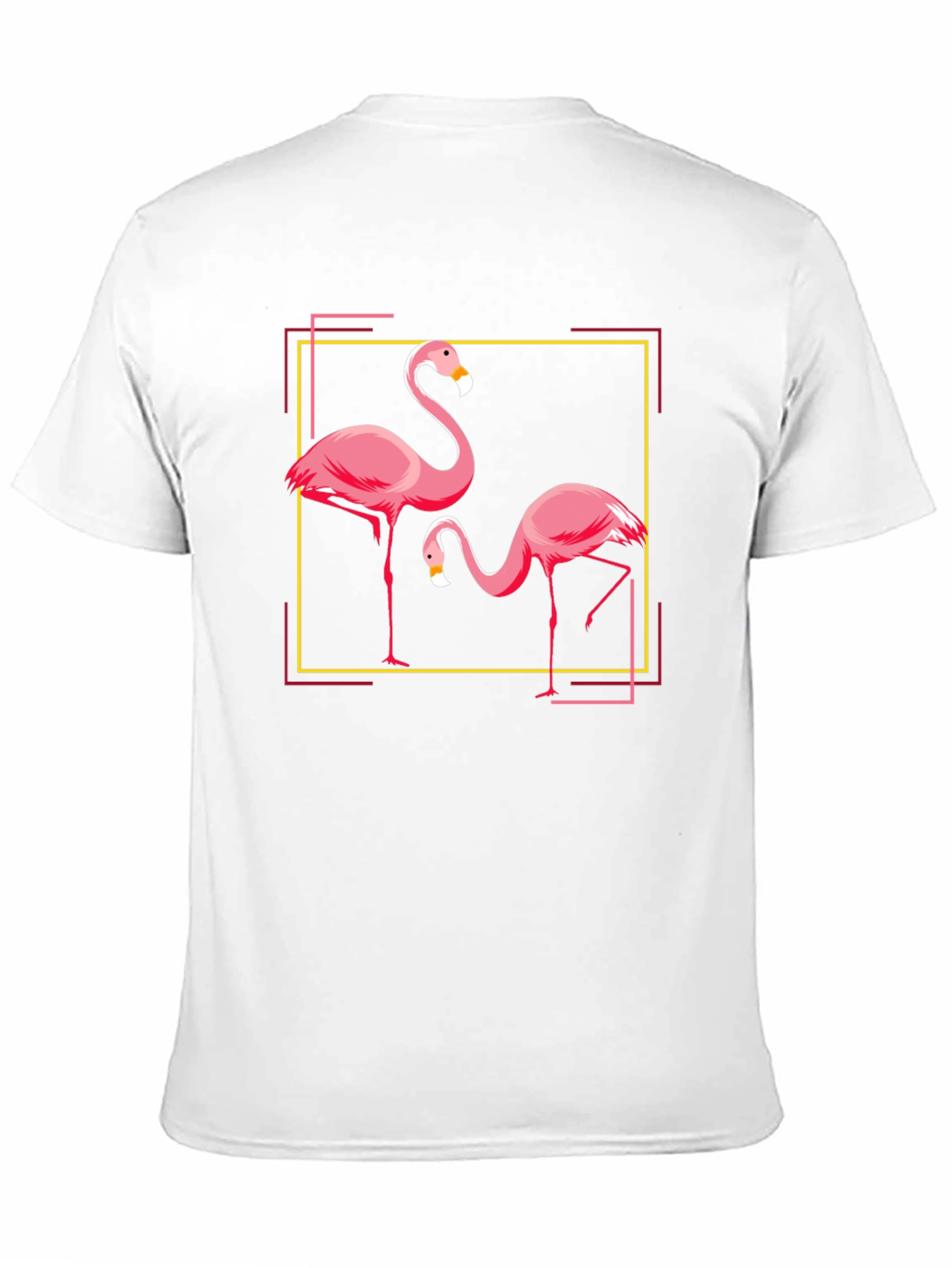 Flamingo Graphic Tee - Black Cotton Blend