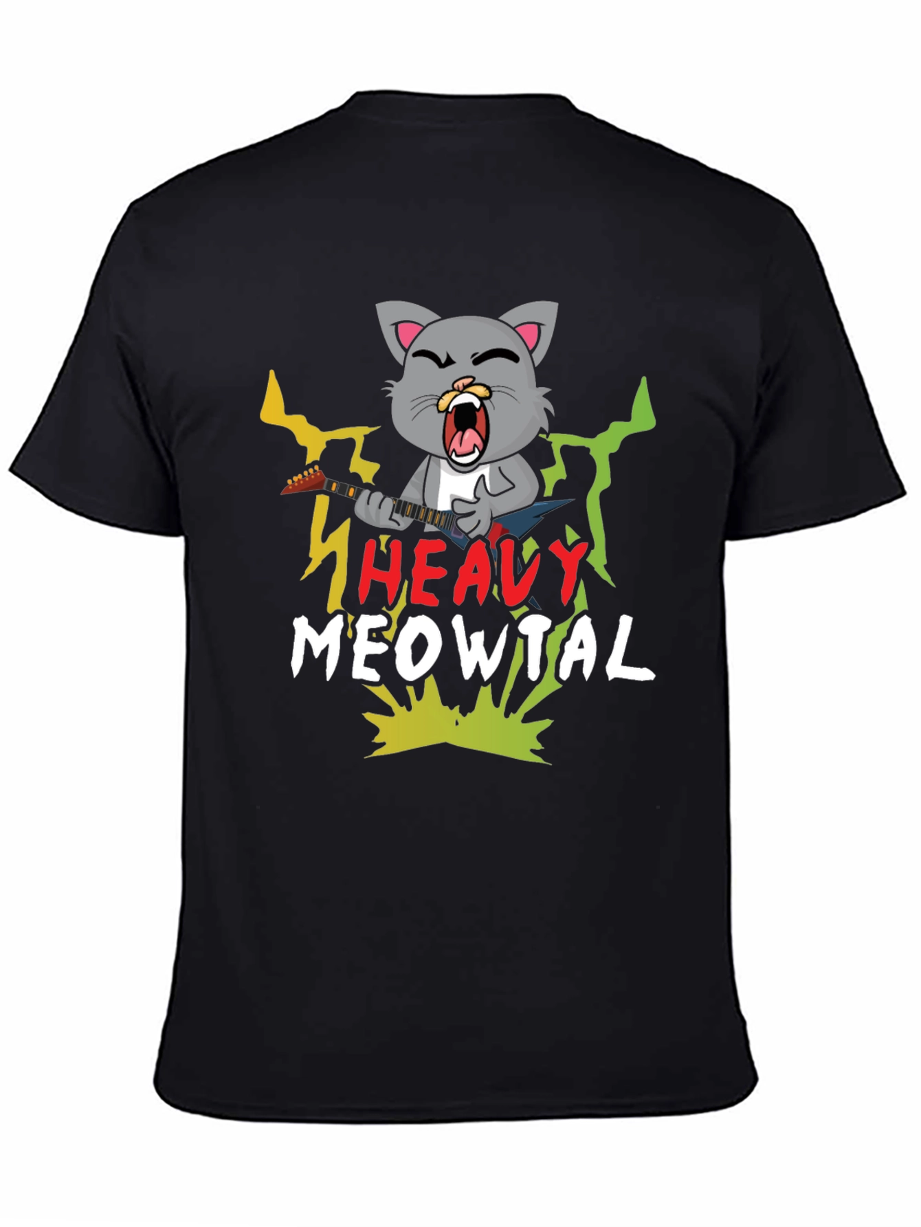 Heavy Meowtal T-Shirt