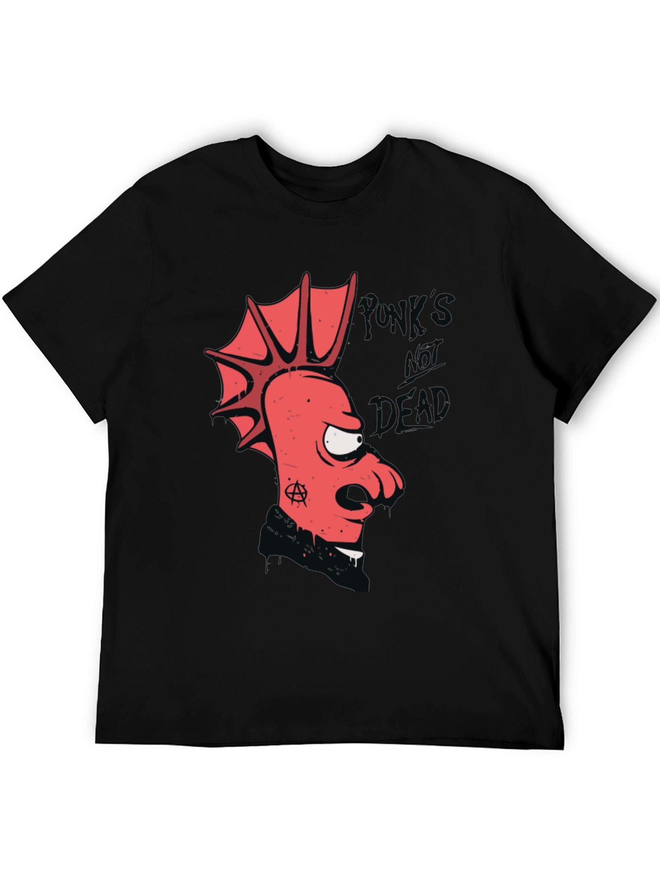Futurama Zoidberg Punk Rocker Graphic T-Shirt