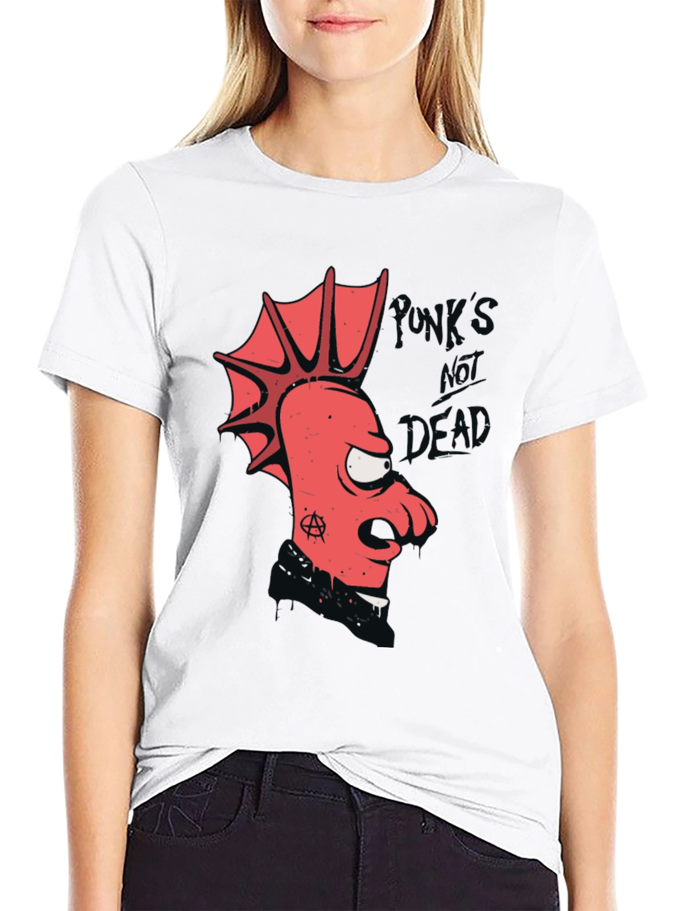 Futurama Zoidberg Punk Rocker Graphic T-Shirt