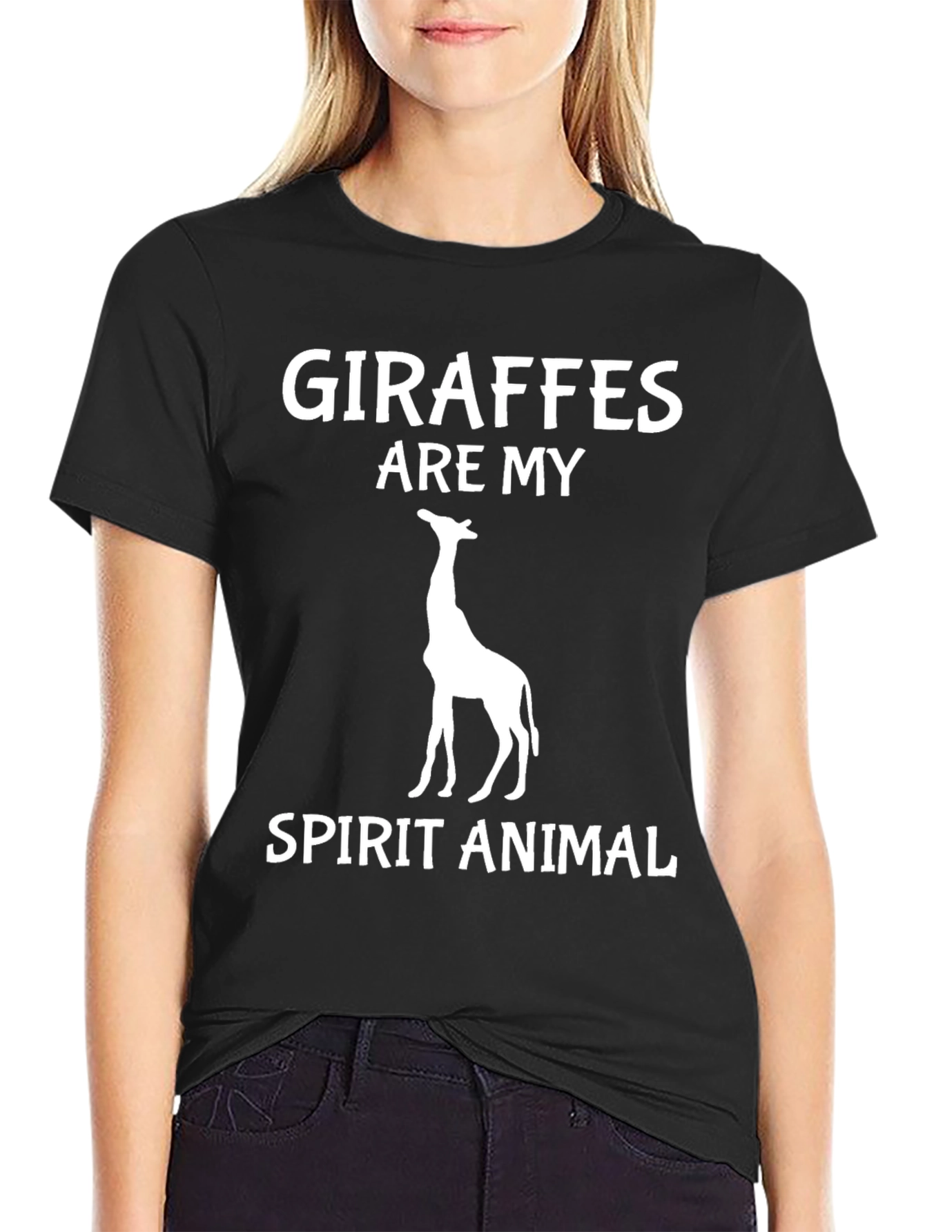 Giraffe Spirit Animal Graphic Tee