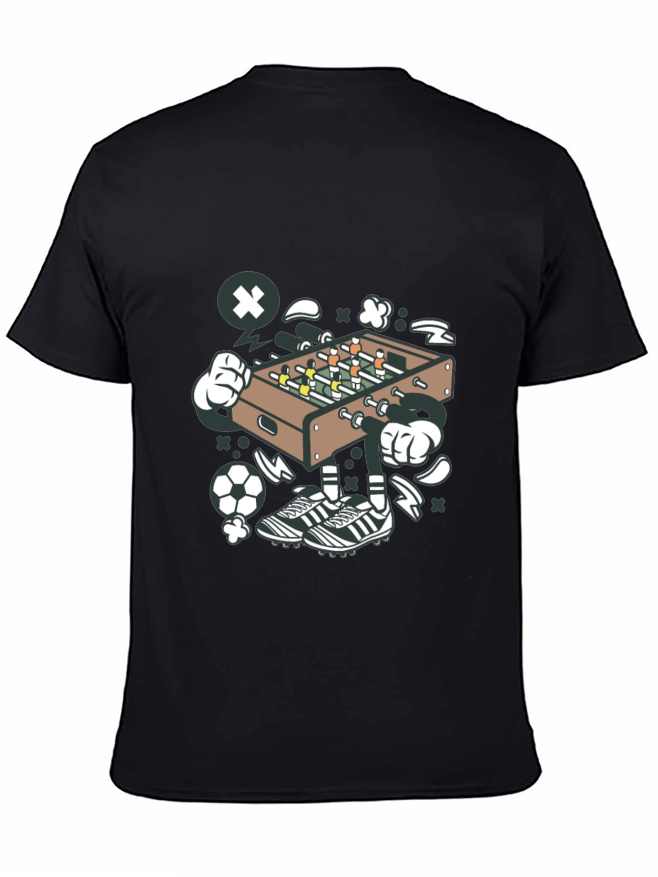 Foosball Cartoon Graphic Tee