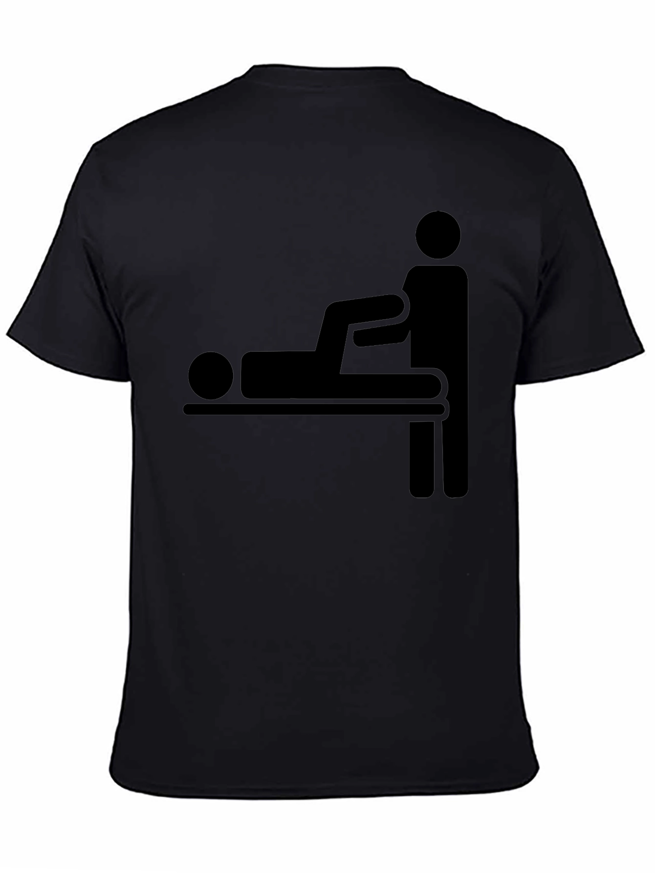 Funny Chiropractic Adjustment Stick Figure T-Shirt