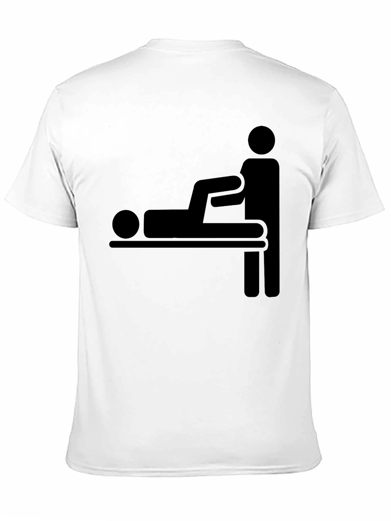Funny Chiropractic Adjustment Stick Figure T-Shirt