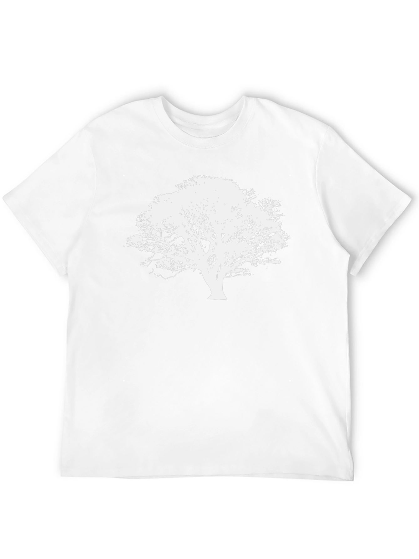 Nature Tree Silhouette Black T-Shirt