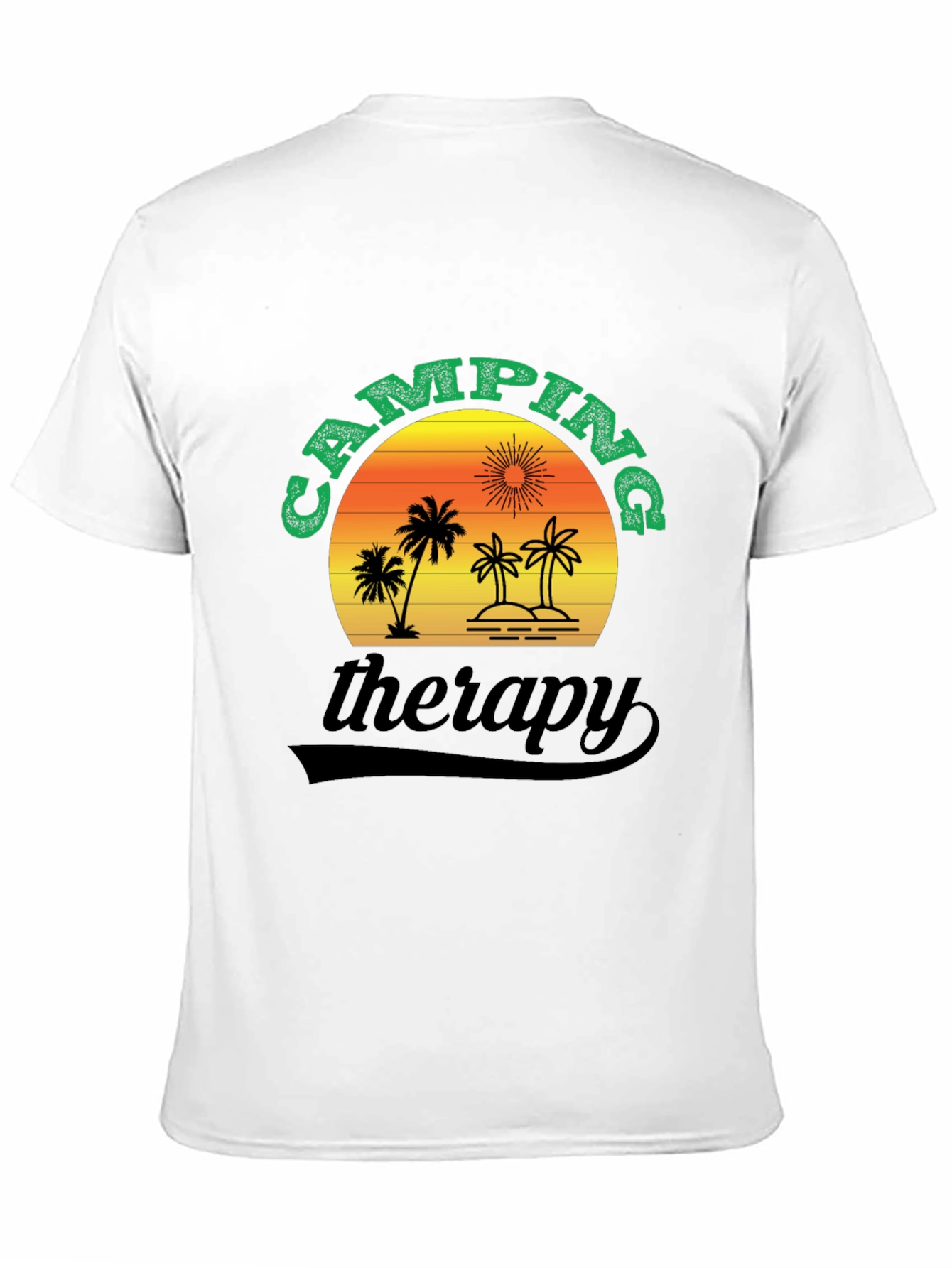 Camping Therapy T-Shirt - Nature Adventure Tee