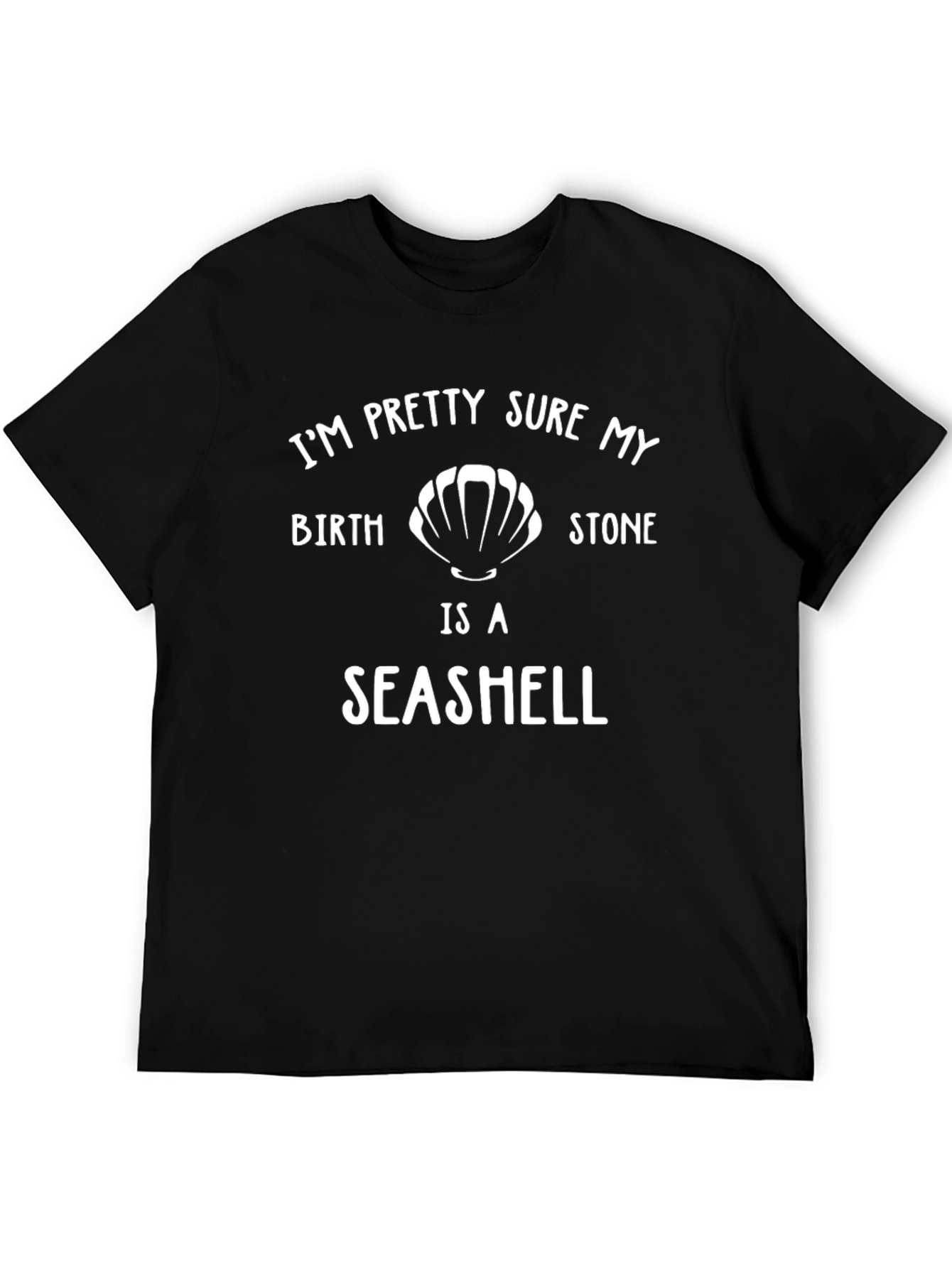 Seashell Birthstone T-Shirt: Funny Summer Tee