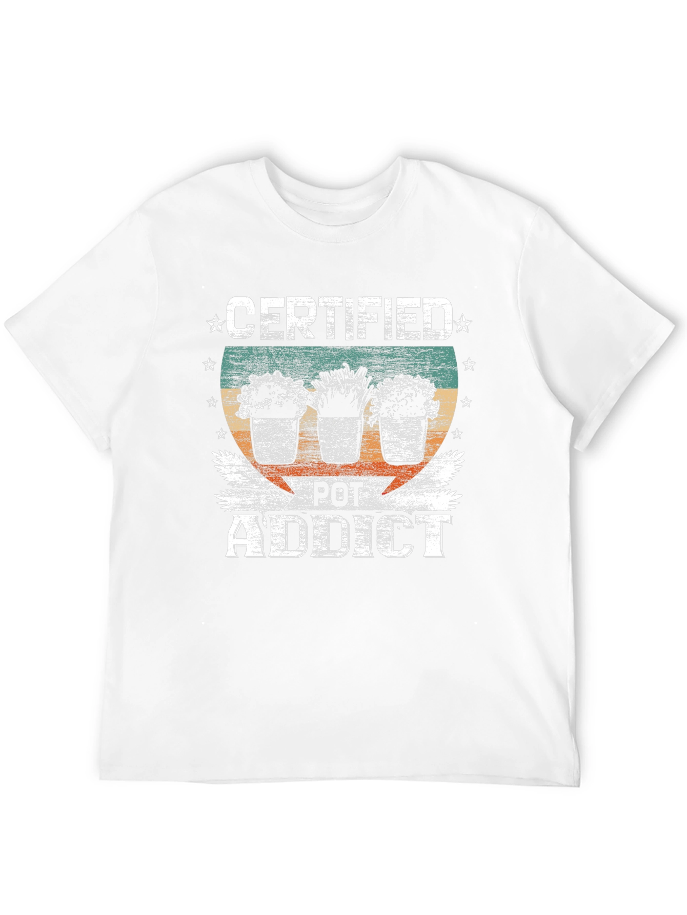 Certified Pot Addict Graphic T-Shirt