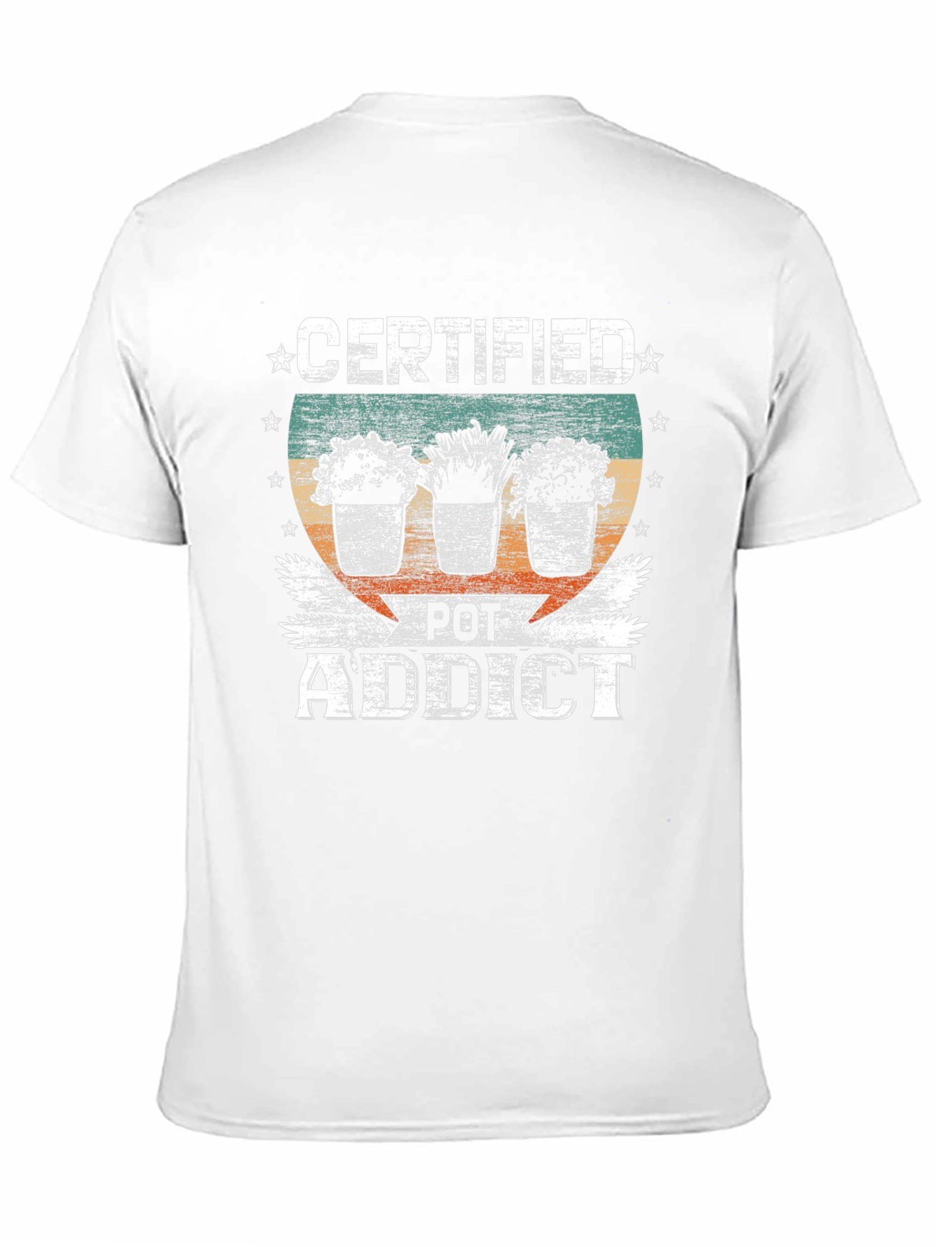 Certified Pot Addict Graphic T-Shirt
