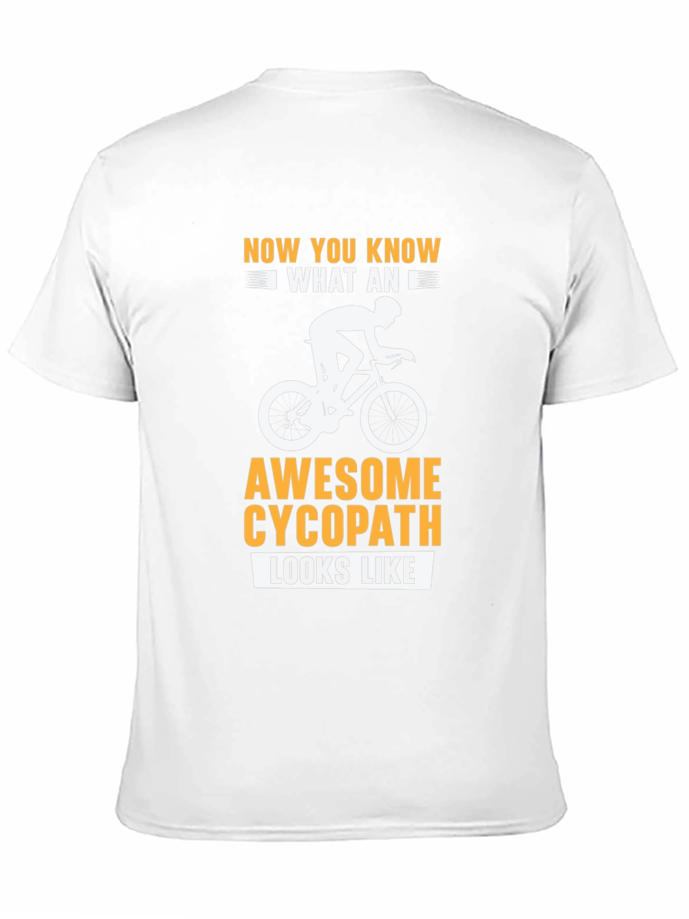 Awesome Cycopath Cyclist Black T-Shirt