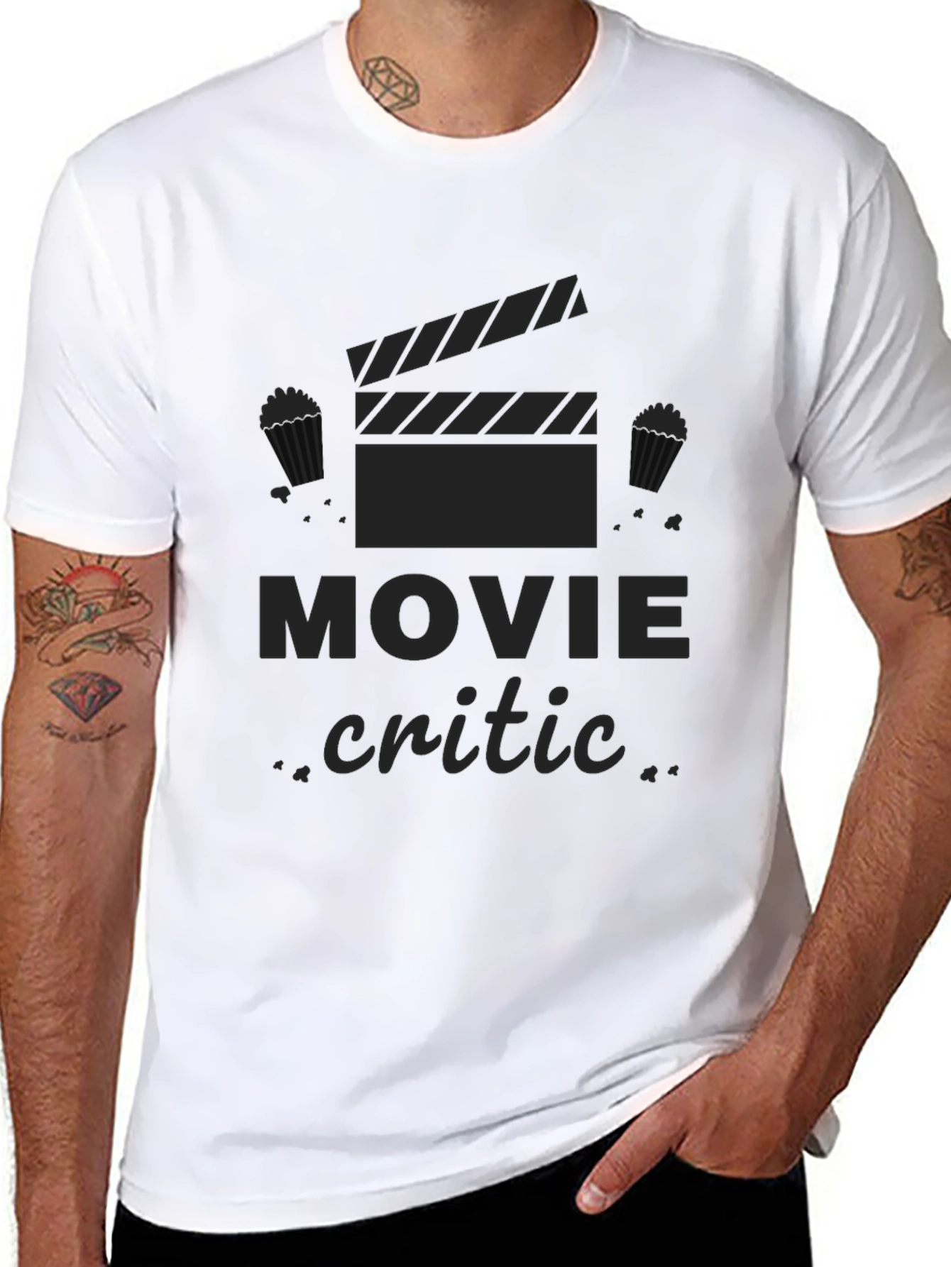 Movie Critic Graphic T-Shirt - Film Lover Tee