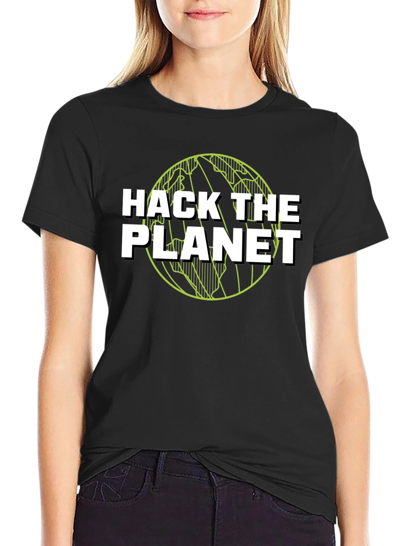 Hack the Planet Graphic Tee - Earth Day T-Shirt