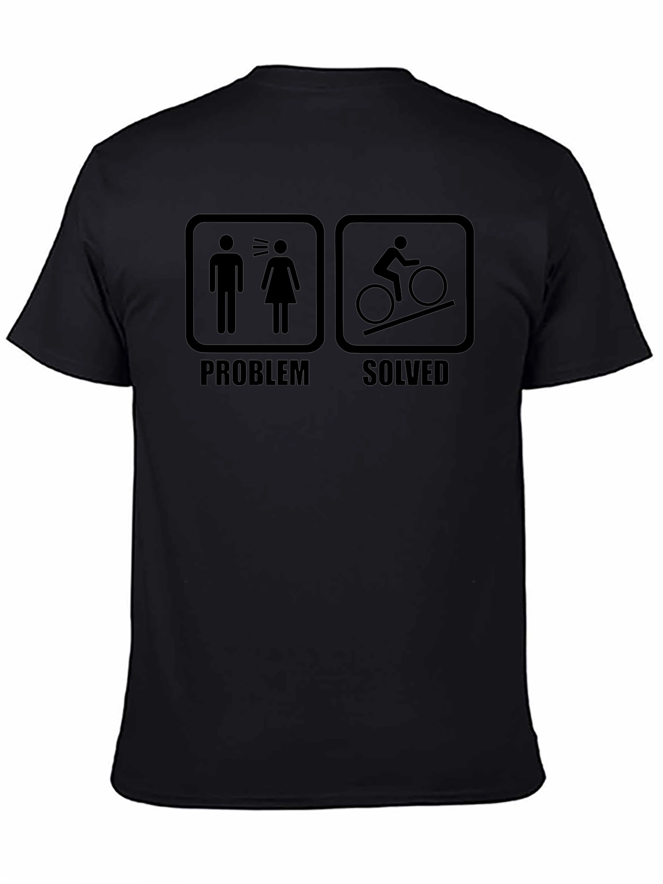 Problem Solved Cycling T-Shirt - Humorous Biker Tee