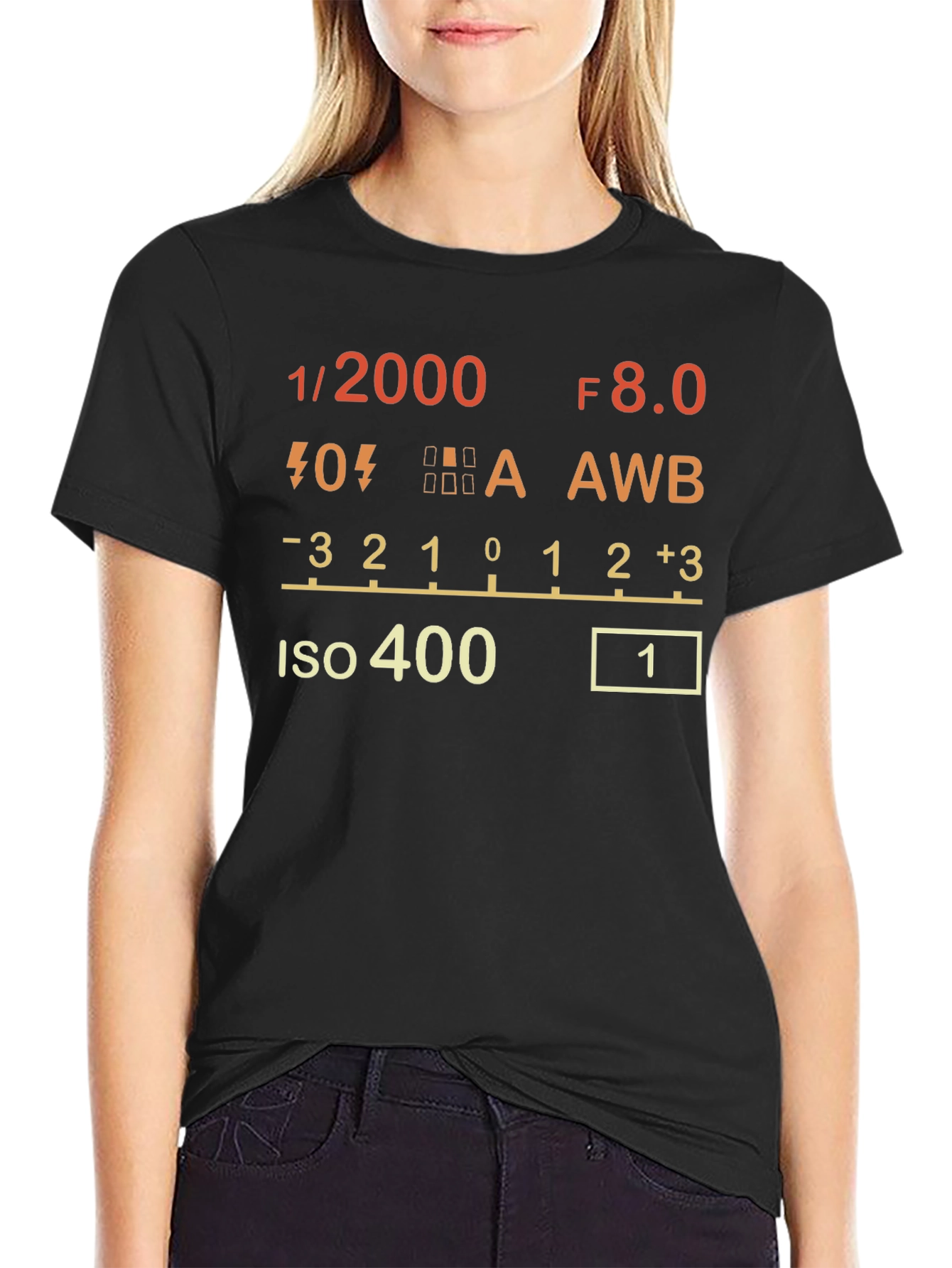 Photographers T-Shirt - Camera Settings Design
