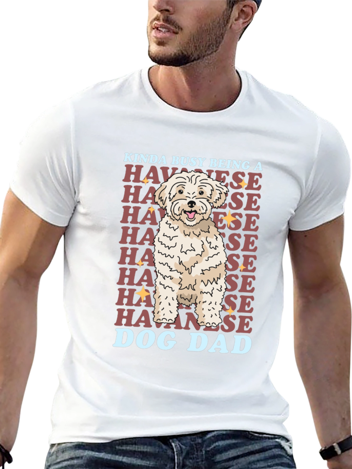 Havanese Dog Dad T-Shirt