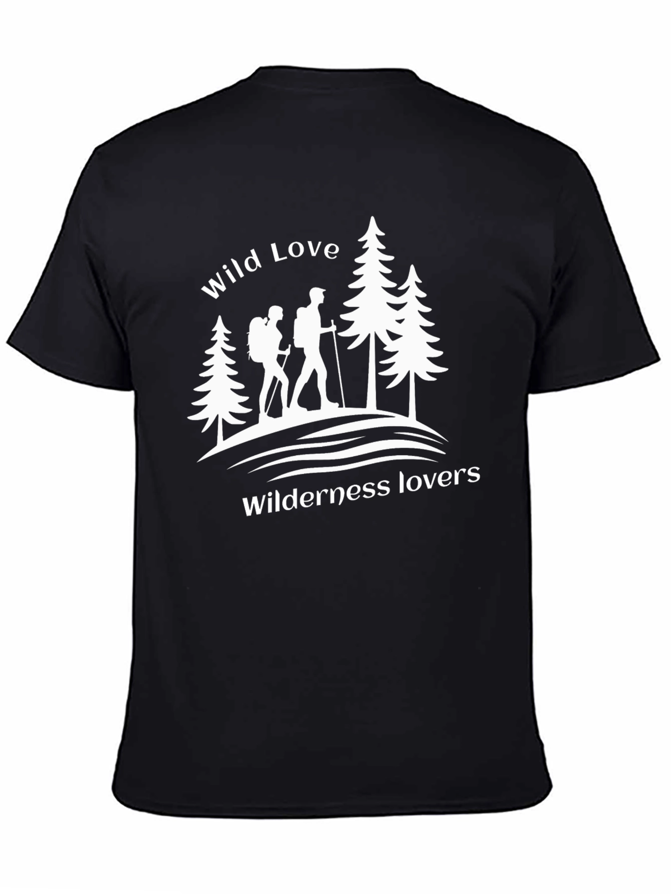 Wild Love Wilderness Lovers Graphic Tee - Black
