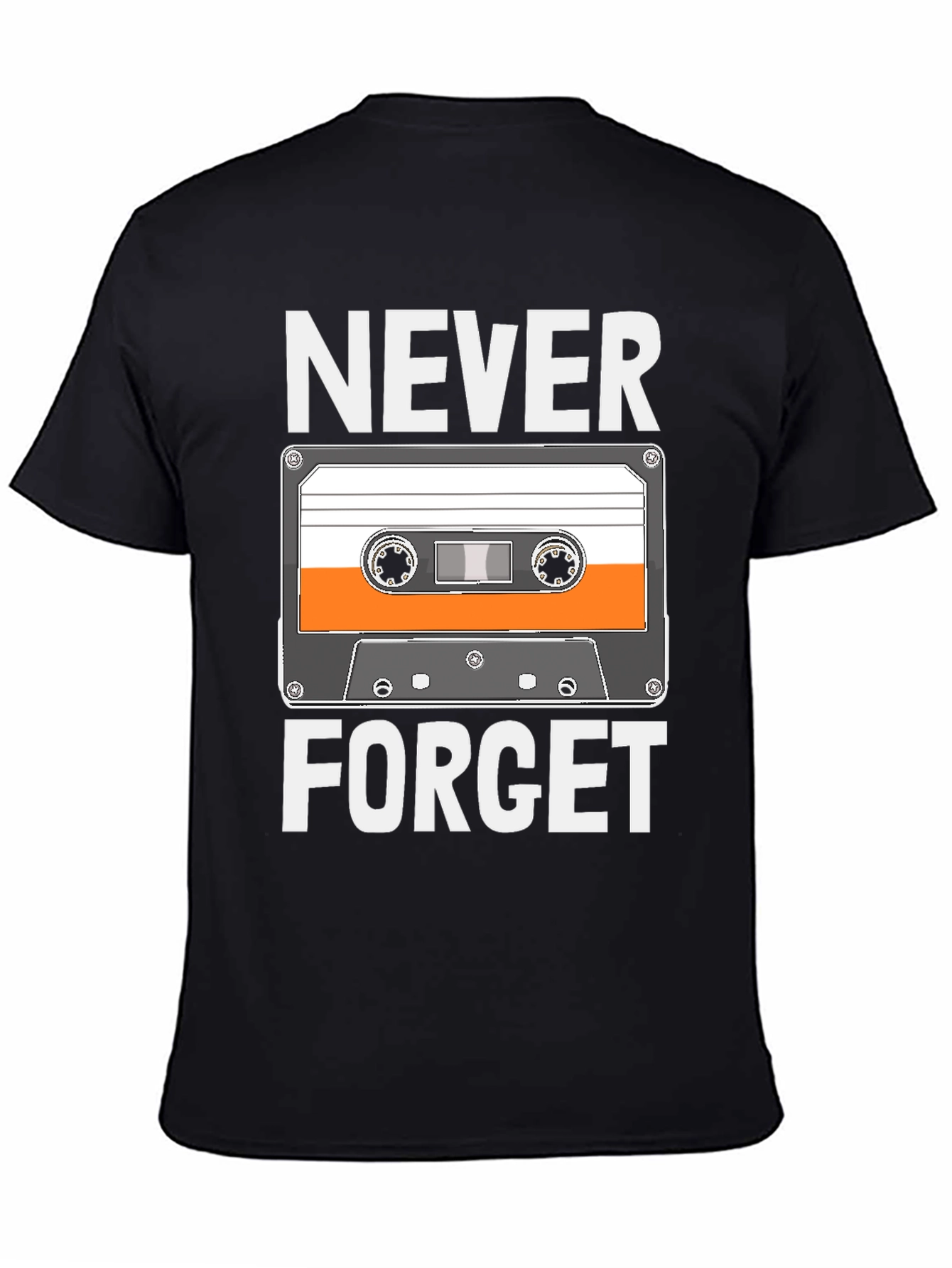 Retro Cassette Tape T-Shirt - Never Forget